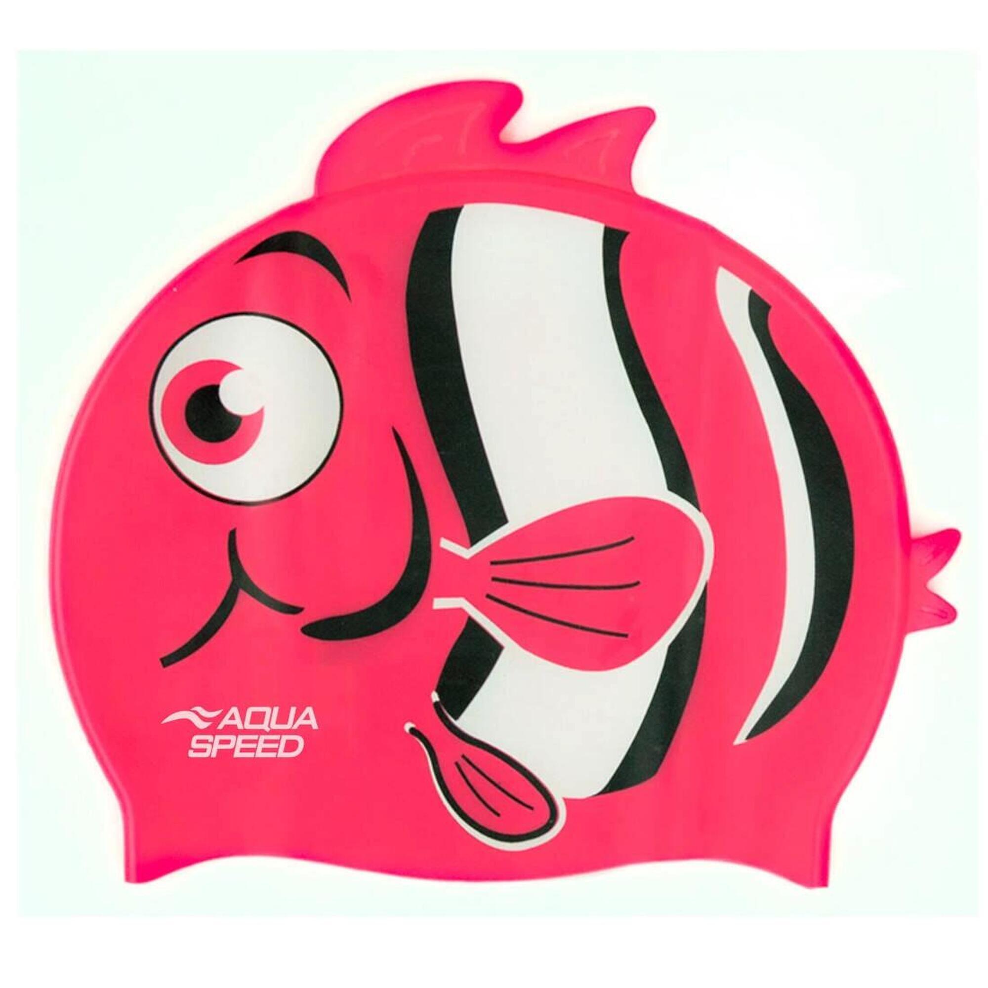 Czepek pływacki silikonowy dla dzieci Aqua Speed Zoo Nemo