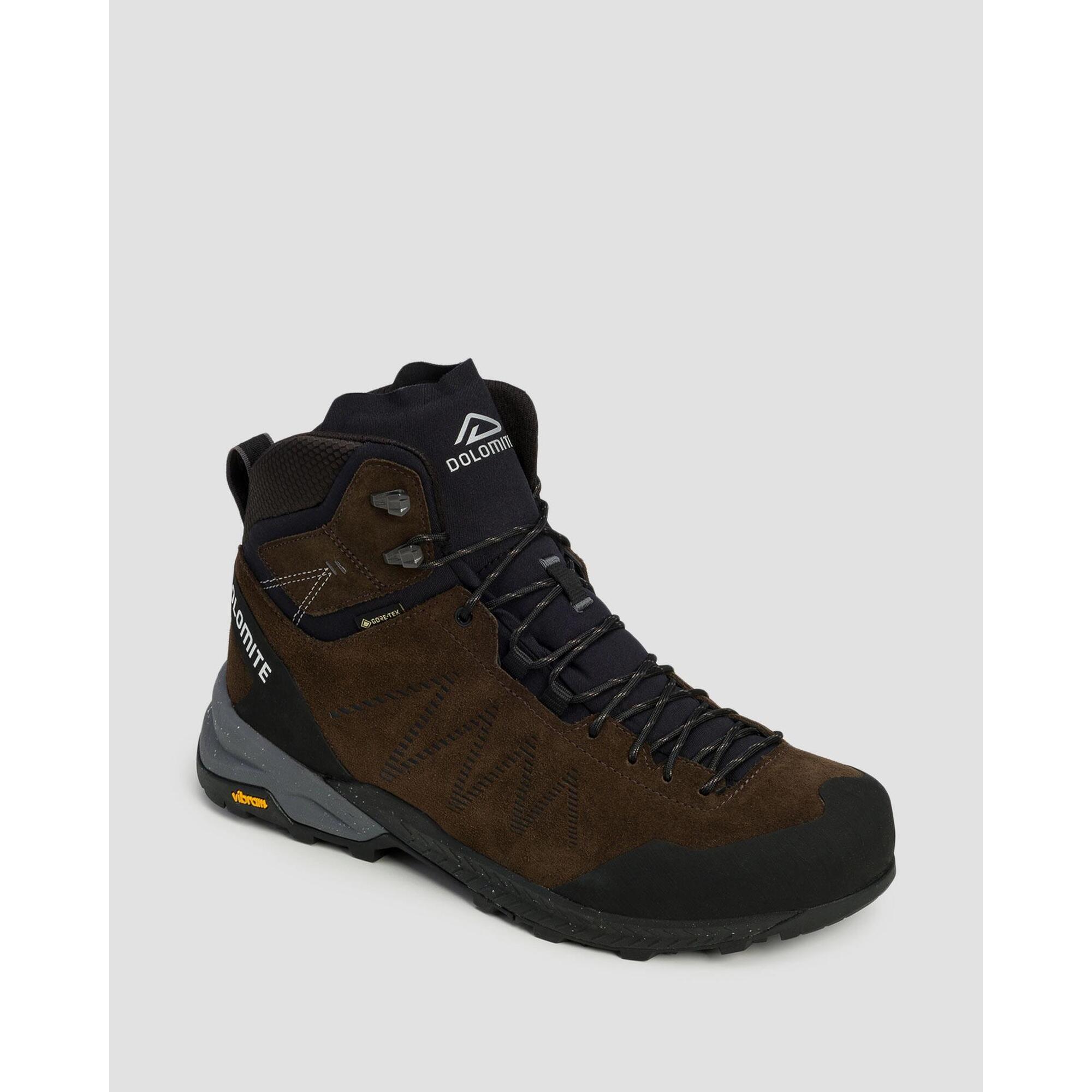 Buty męskie Dolomite CRODAROSSA LEATHER HIGH GTX BROWN