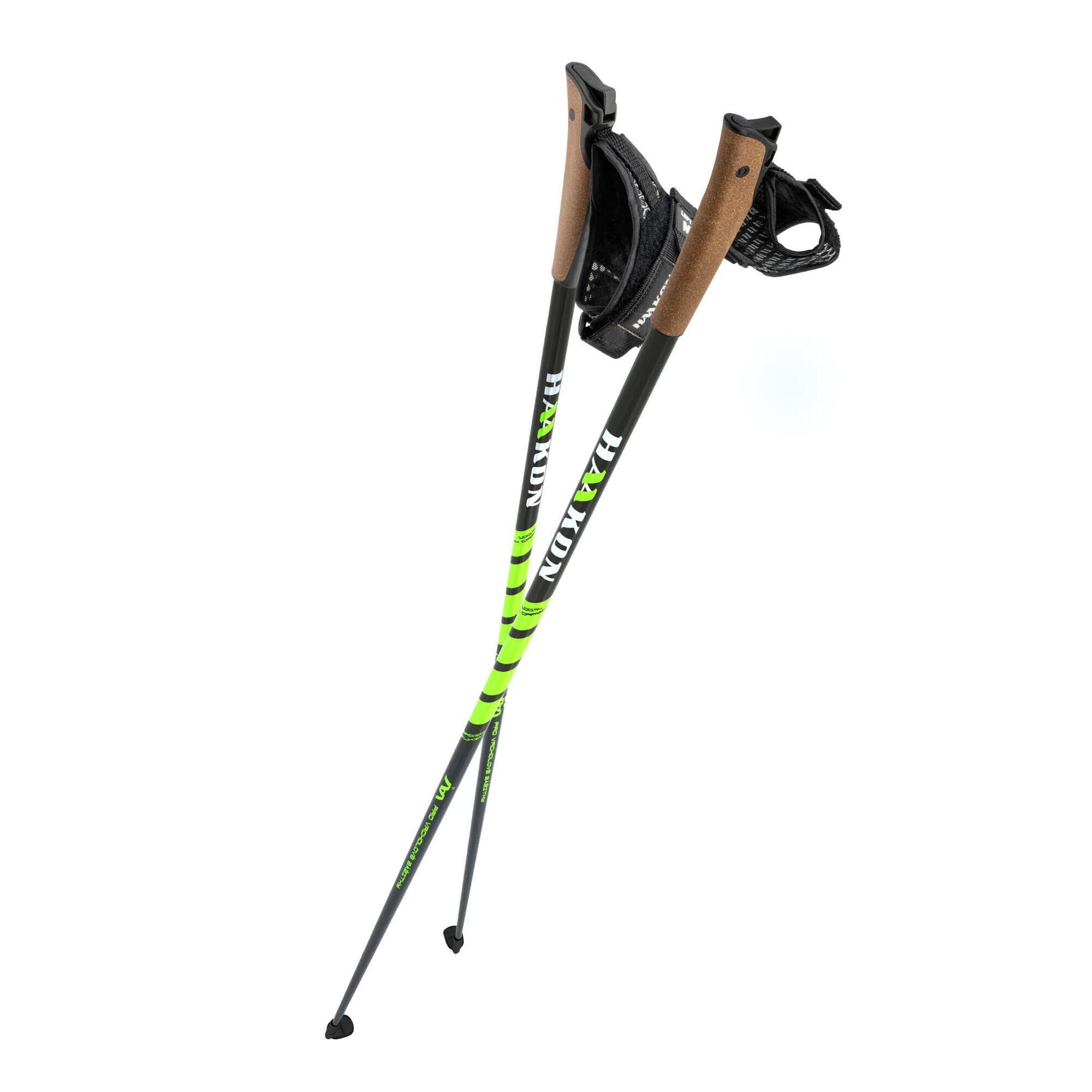 Kije do Nordic walking HAAKON Neon 100% HM carbon
