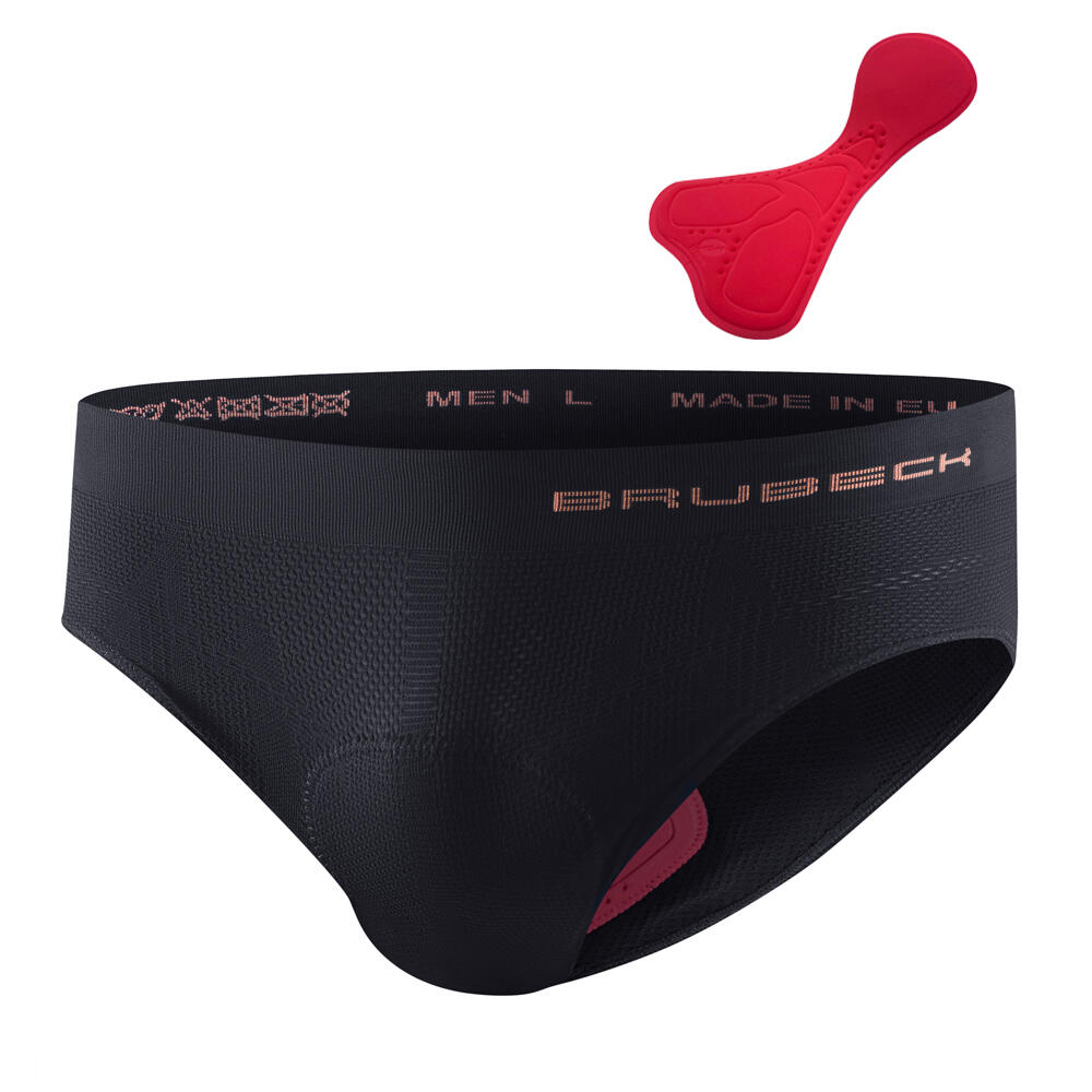 Slipy pod szorty rowerowe męskie Brubeck 3D z wkładką