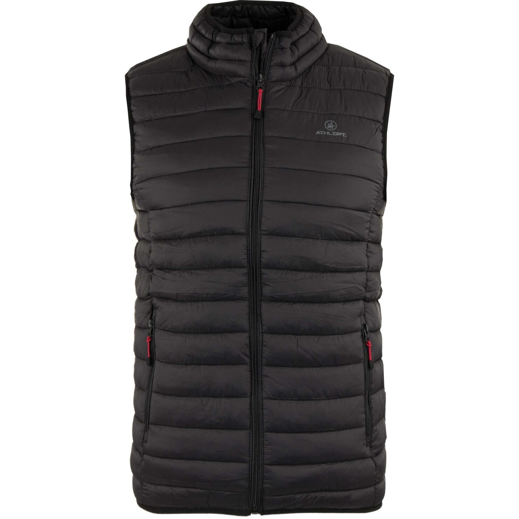 Męska kamizelka pikowana Athl Henry – szary asfalt