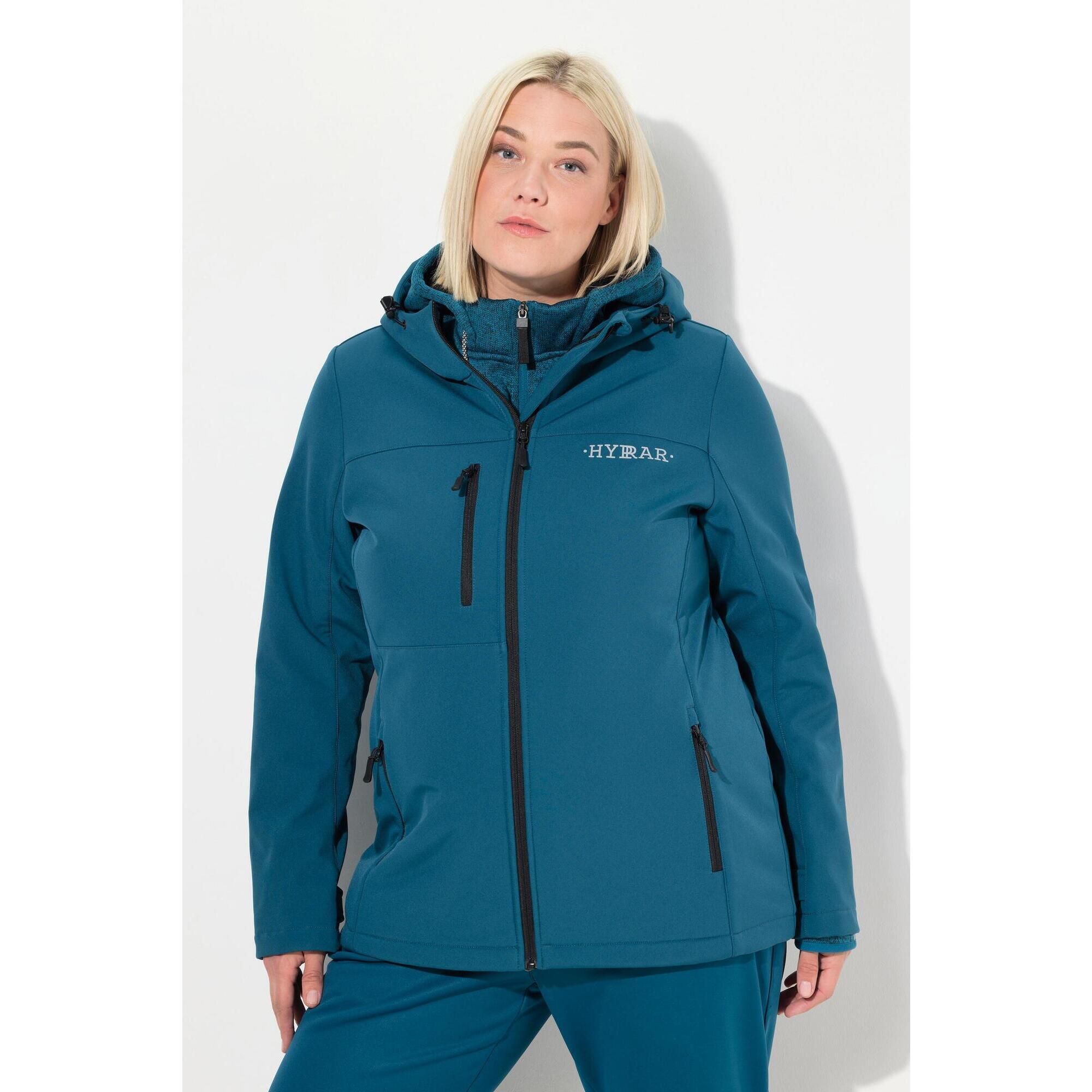 Damskie Kurtka softshell HYPRAR hydrofobowa stretch odblask