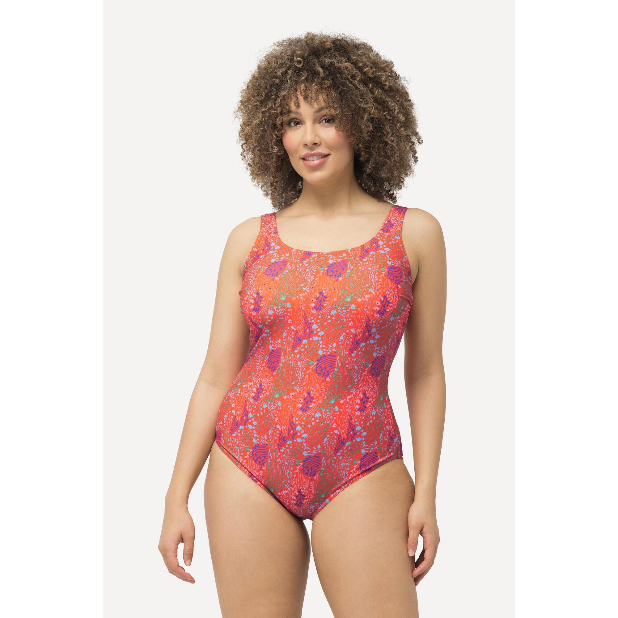 Damskie Kostium kąpielowy koralowce bez miękkich miseczek pas pod biustem