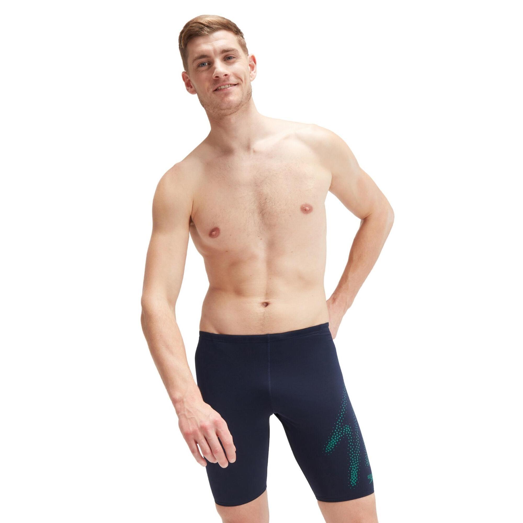 Jammerki Speedo Hyper Boom Placement - True Navy/Jungle Green - Rozmiar 40