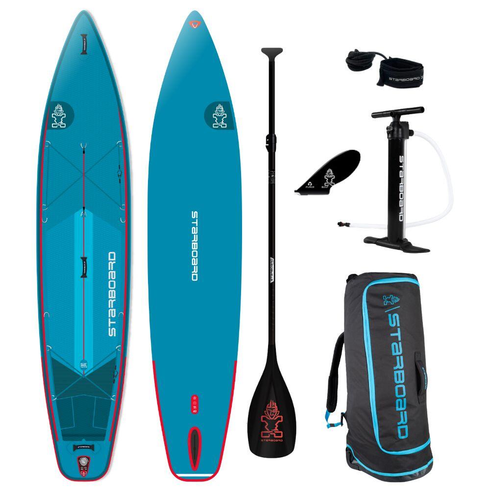 Deska SUP Starboard iGO Deluxe Lite 10'8 zestaw Combo z wiosłem siedziskiem