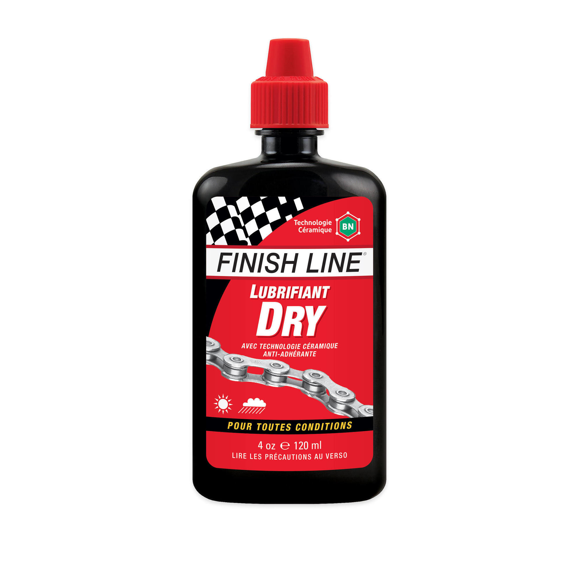 Dostarczany z 12 smarami Finish Line DRY 4oz