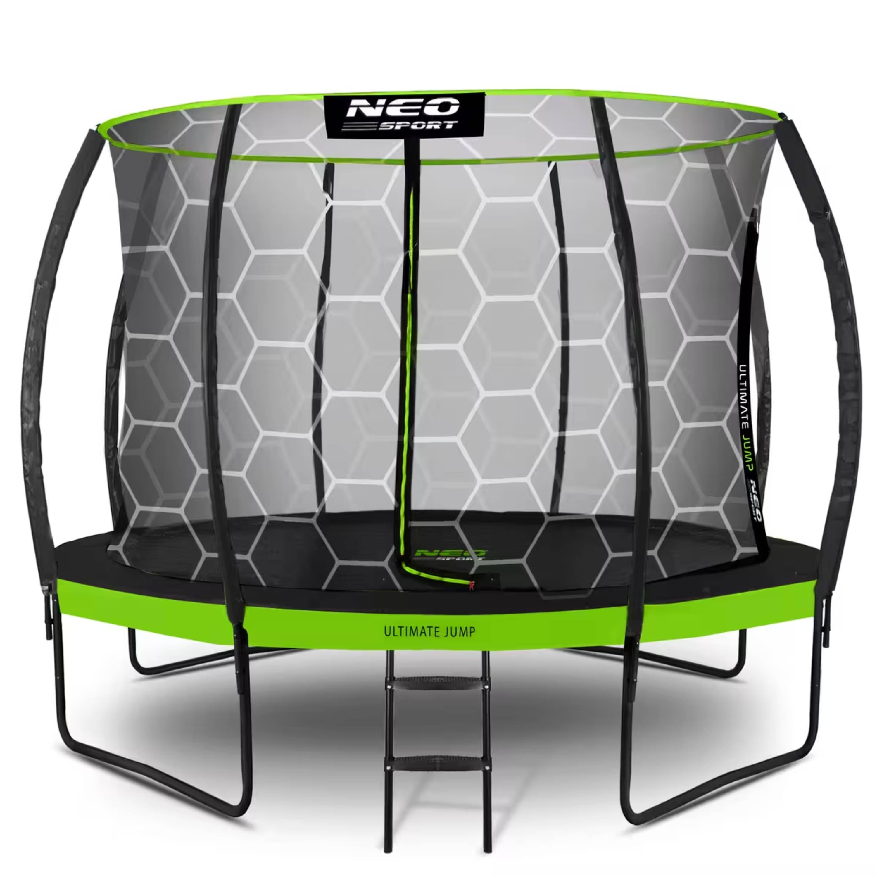 Trampolina Neo-Sport 312 cm / 10 ft z siatką wewnętrzną
