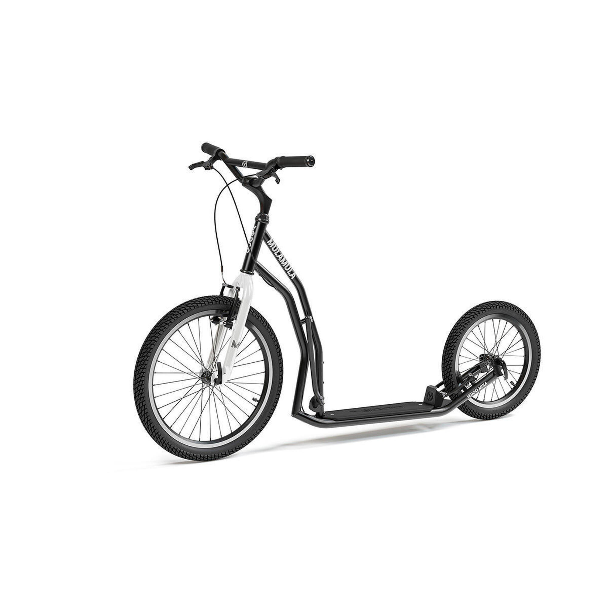 Hulajnoga Yedoo Mula z kołami pneumatycznymi 20/16 czarna