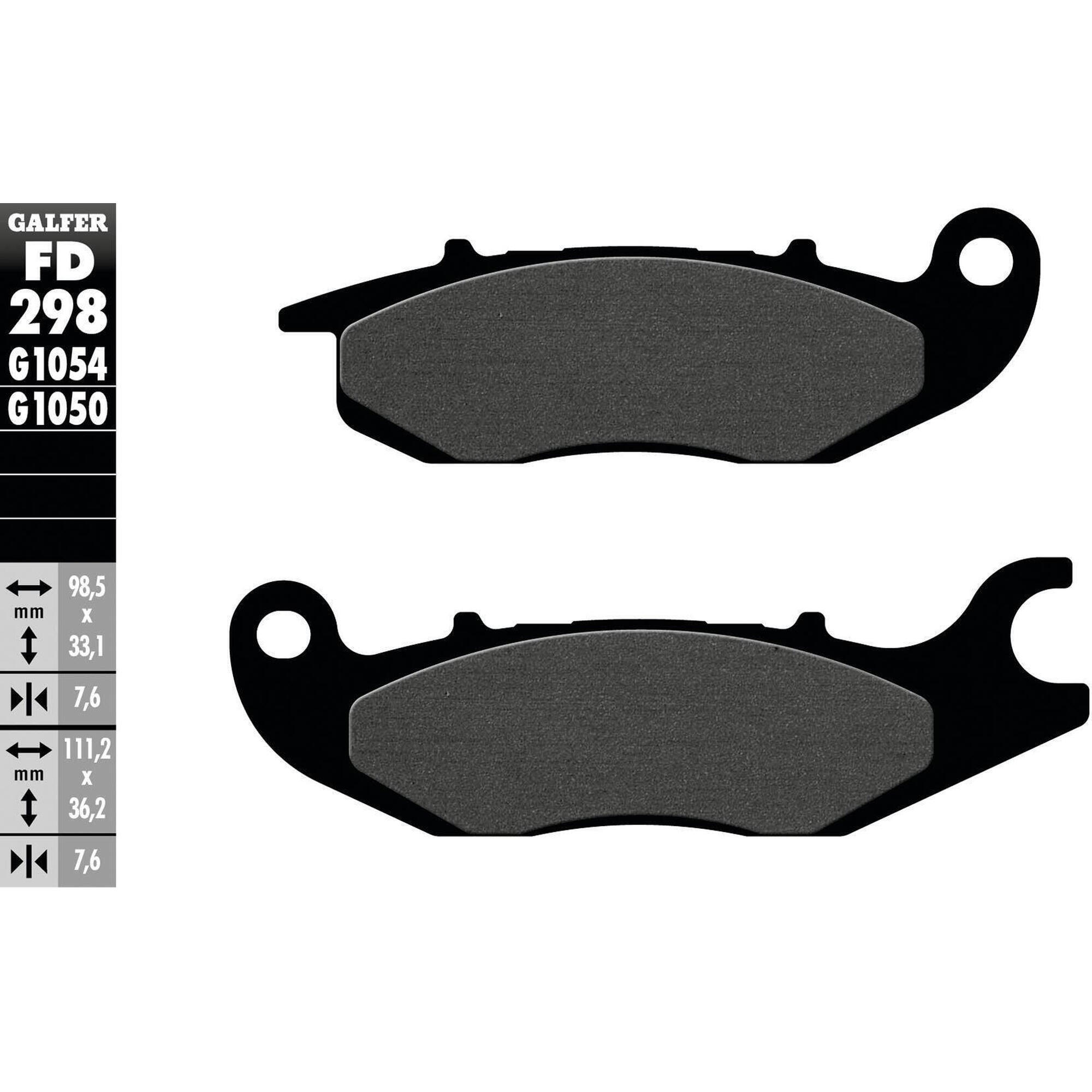 Klocki hamulcowe Galfer FD298 G1054 - Organiczne Standardowe
