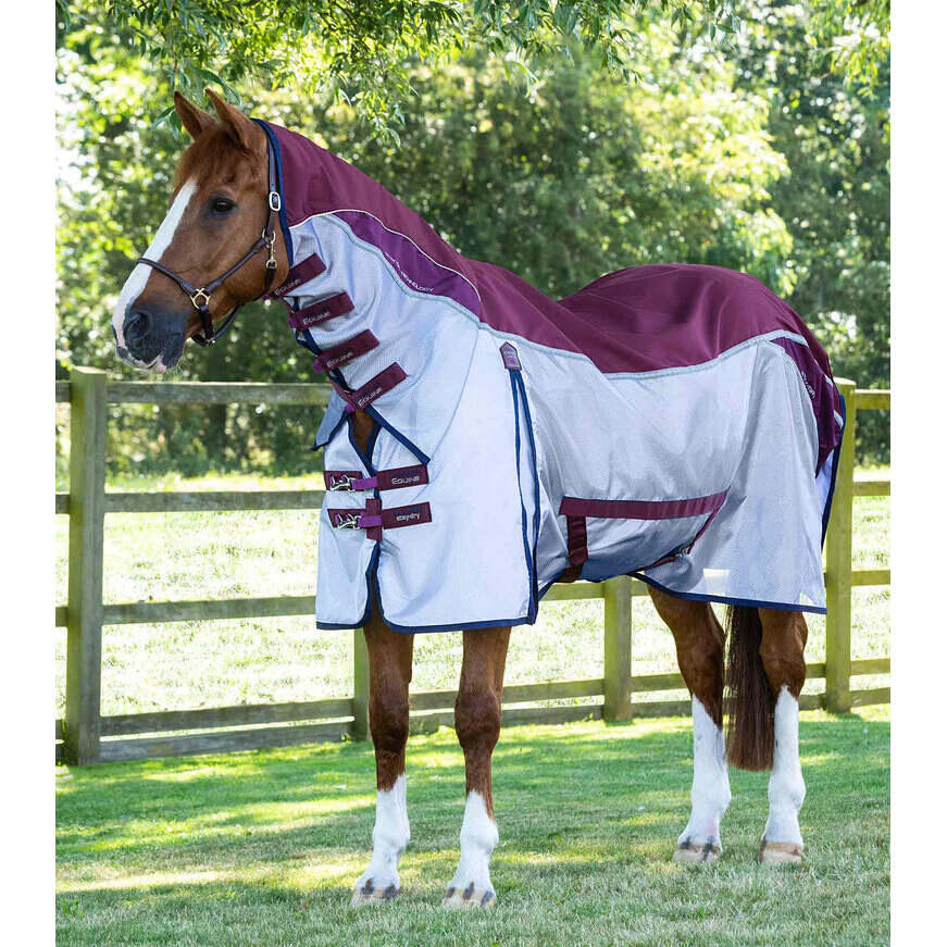 Derka na muchy dla koni z narzutami Premier Equine Buster Stay-Dry Super Lite