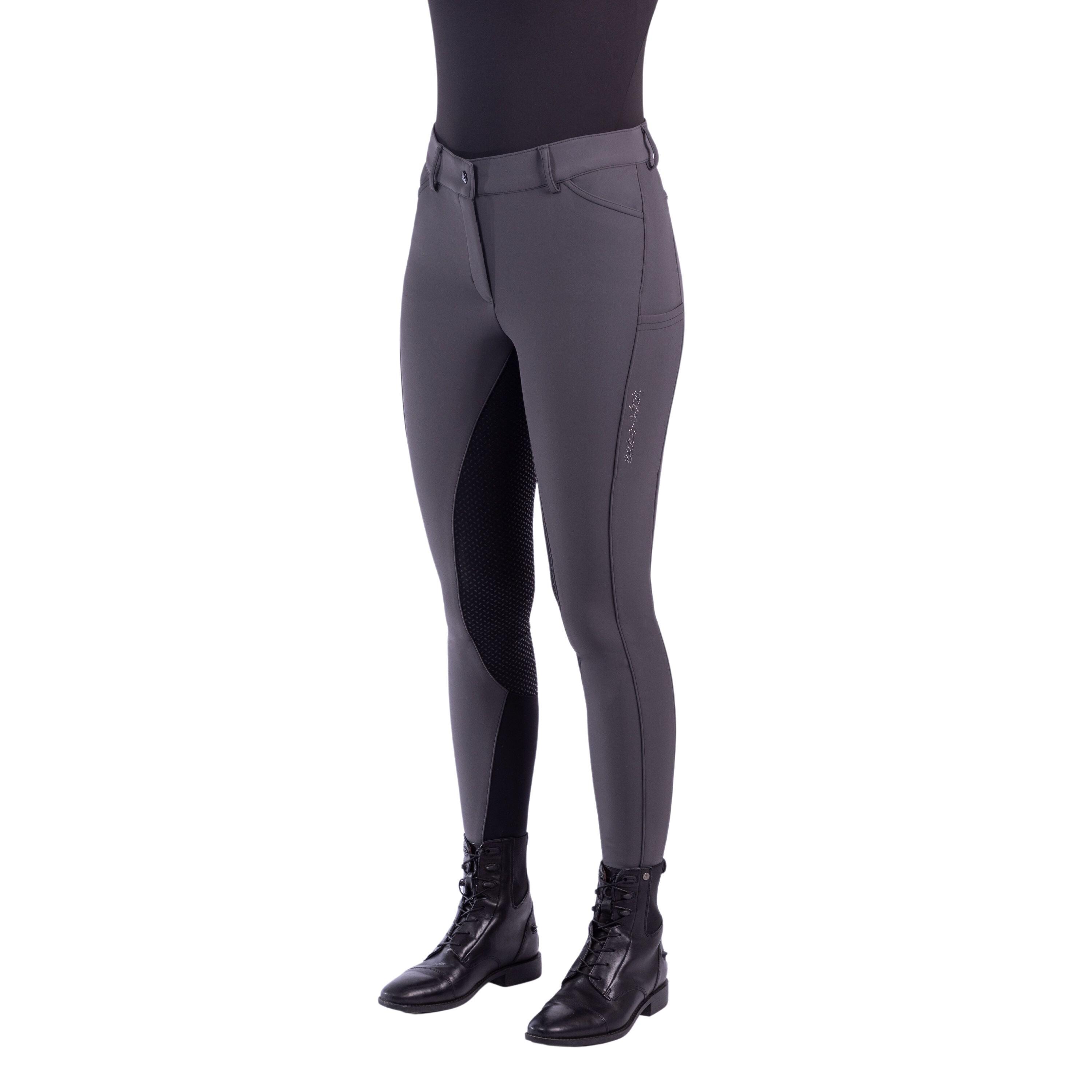 Damskie spodnie jeździeckie z pełnym lejem Euro-Star Arista Fashion Diamond
