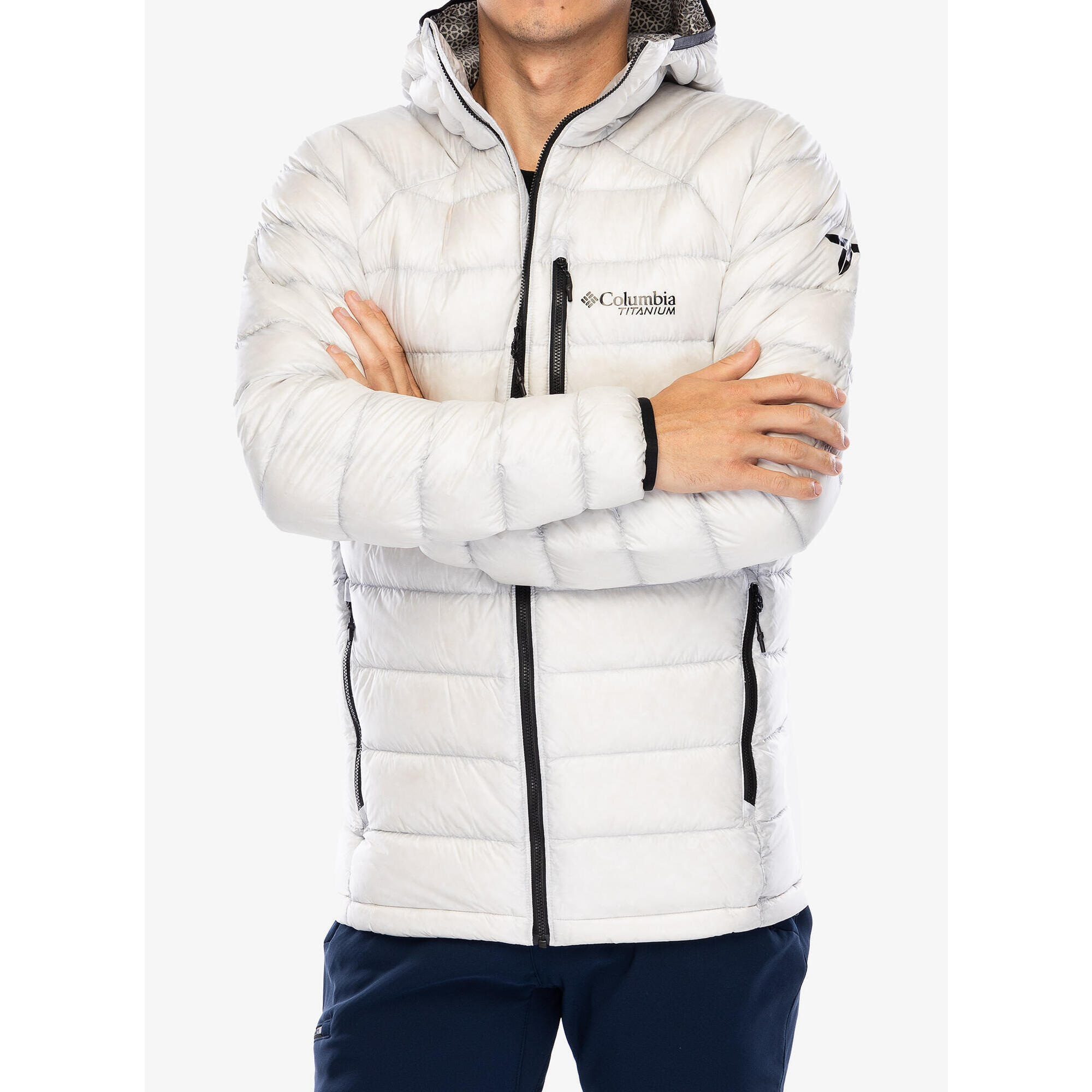 Kurtka puchowa męska Columbia Arctic Crest Down Hooded Jacket