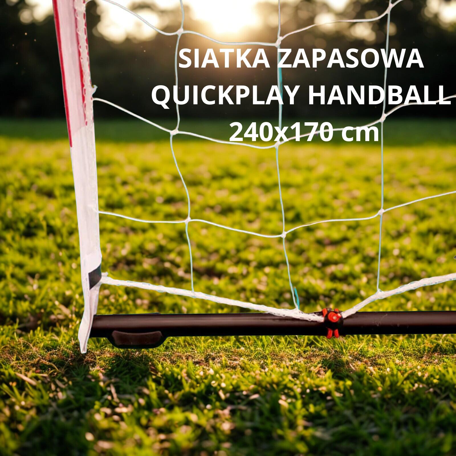 Siatka Zapasowa Do Bramki Do Piłki Ręcznej Quickplay Handball 240X170 Cm, Biała