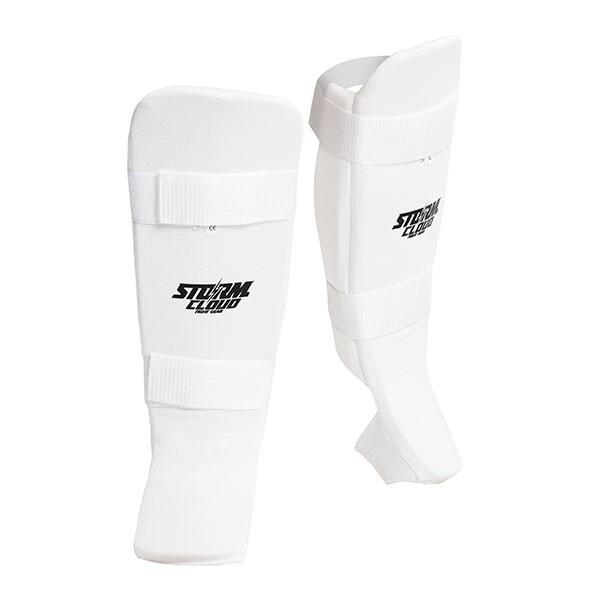 Elastyczne Ochraniacze na Golenie i Stopy StormCloud Pro Białe L
