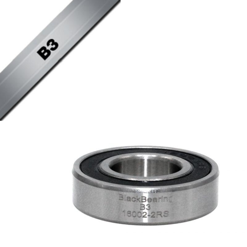 Łożysko Black Bearing B3 - 16002-2RS - 15 x 32 x 8 mm