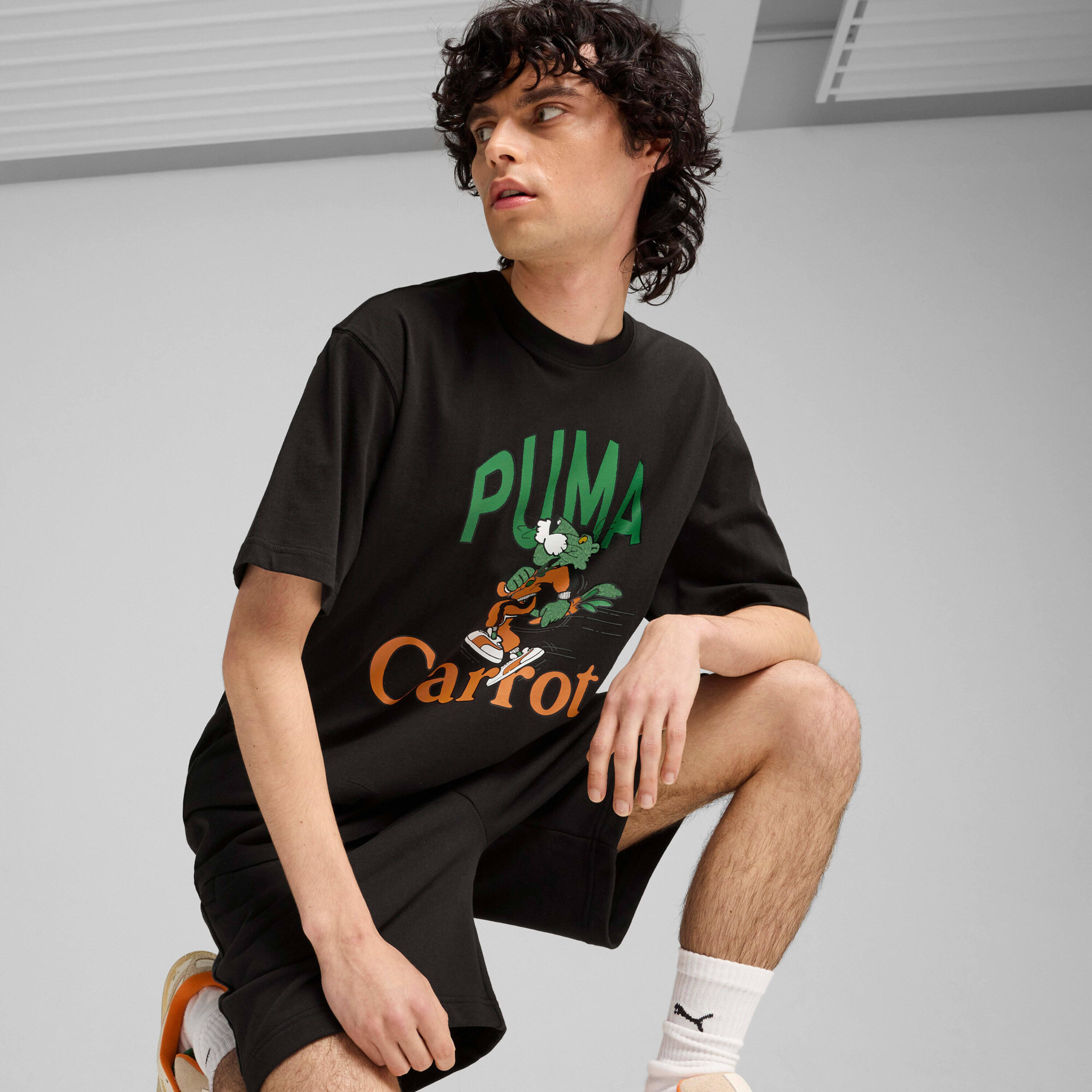 T-shirt z nadrukiem Puma x Carrots