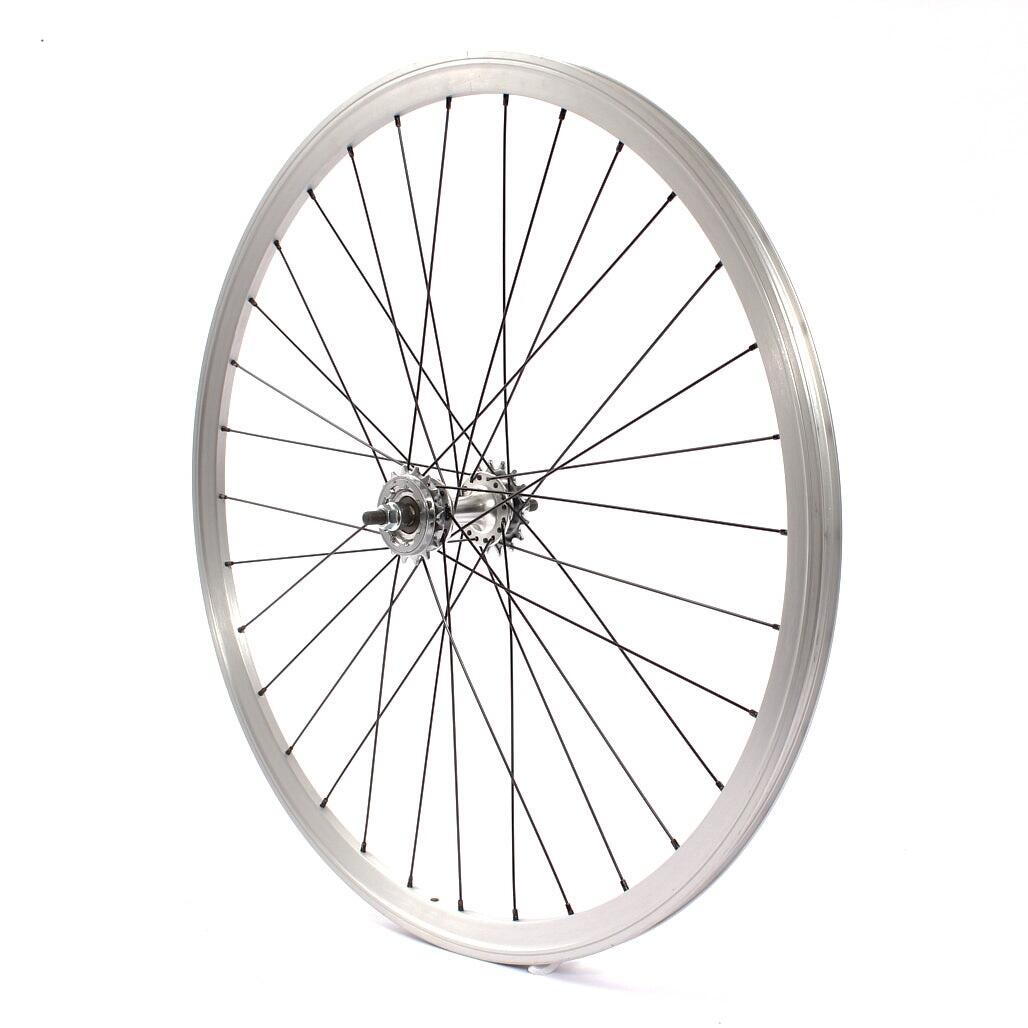 Roda Traseira Fixa De 28" Khebikes Prateados