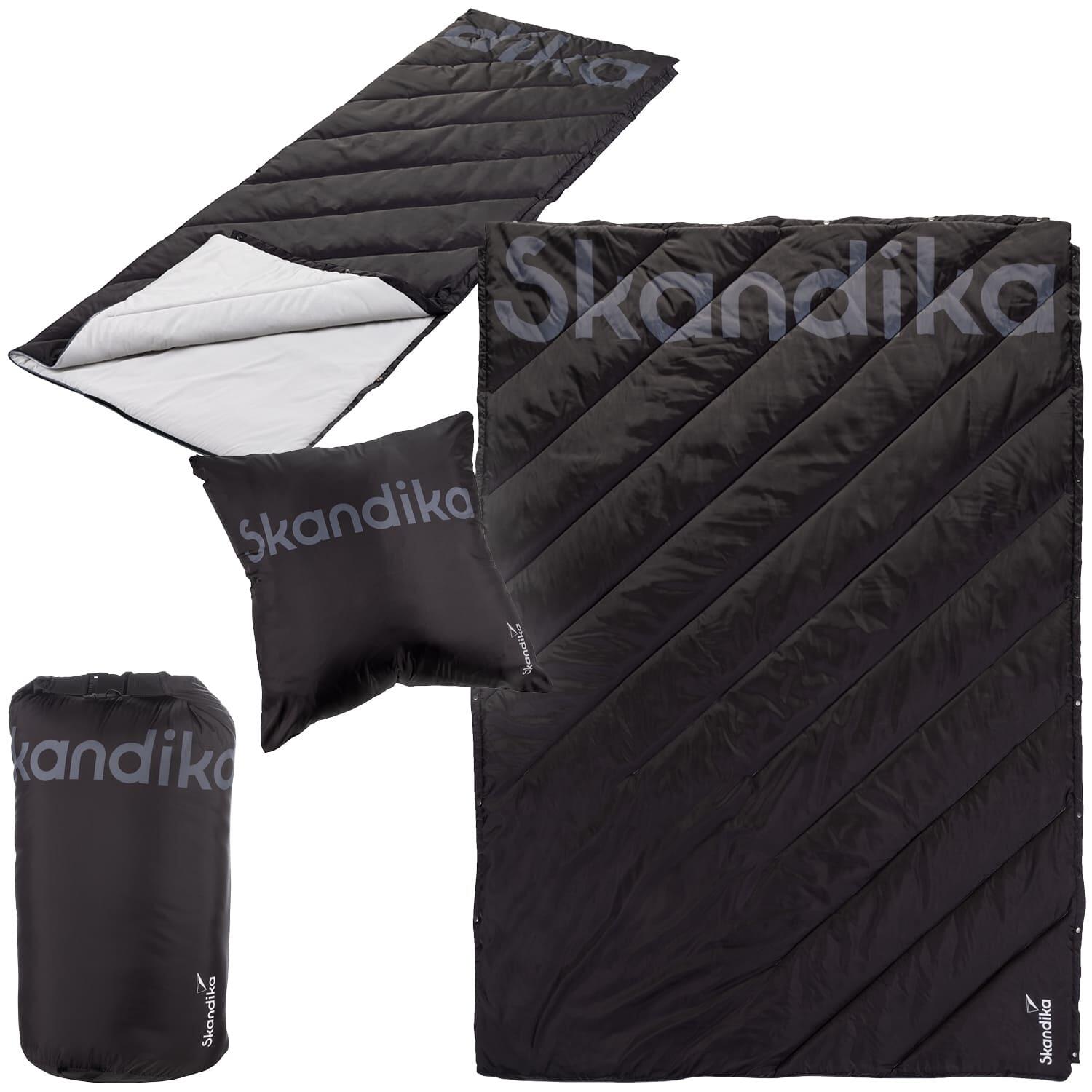 Kołdra kempingowa, turystyczna Liva 4 w 1 śpiwór, pled, peleryna, poduszka