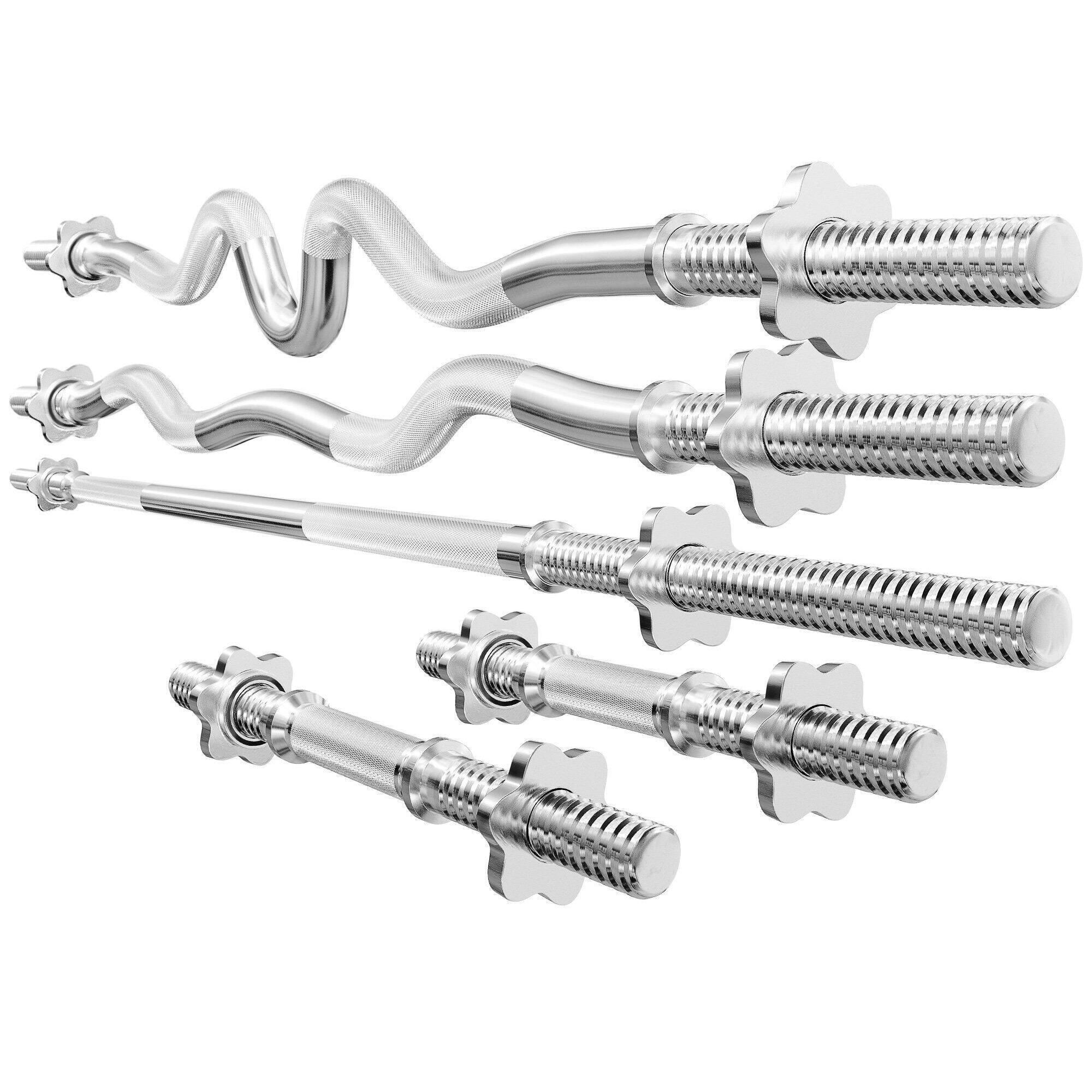 Zestaw gryfów Hop-Sport 167cm +120cm lekko i mocno łamany + 2x40cm