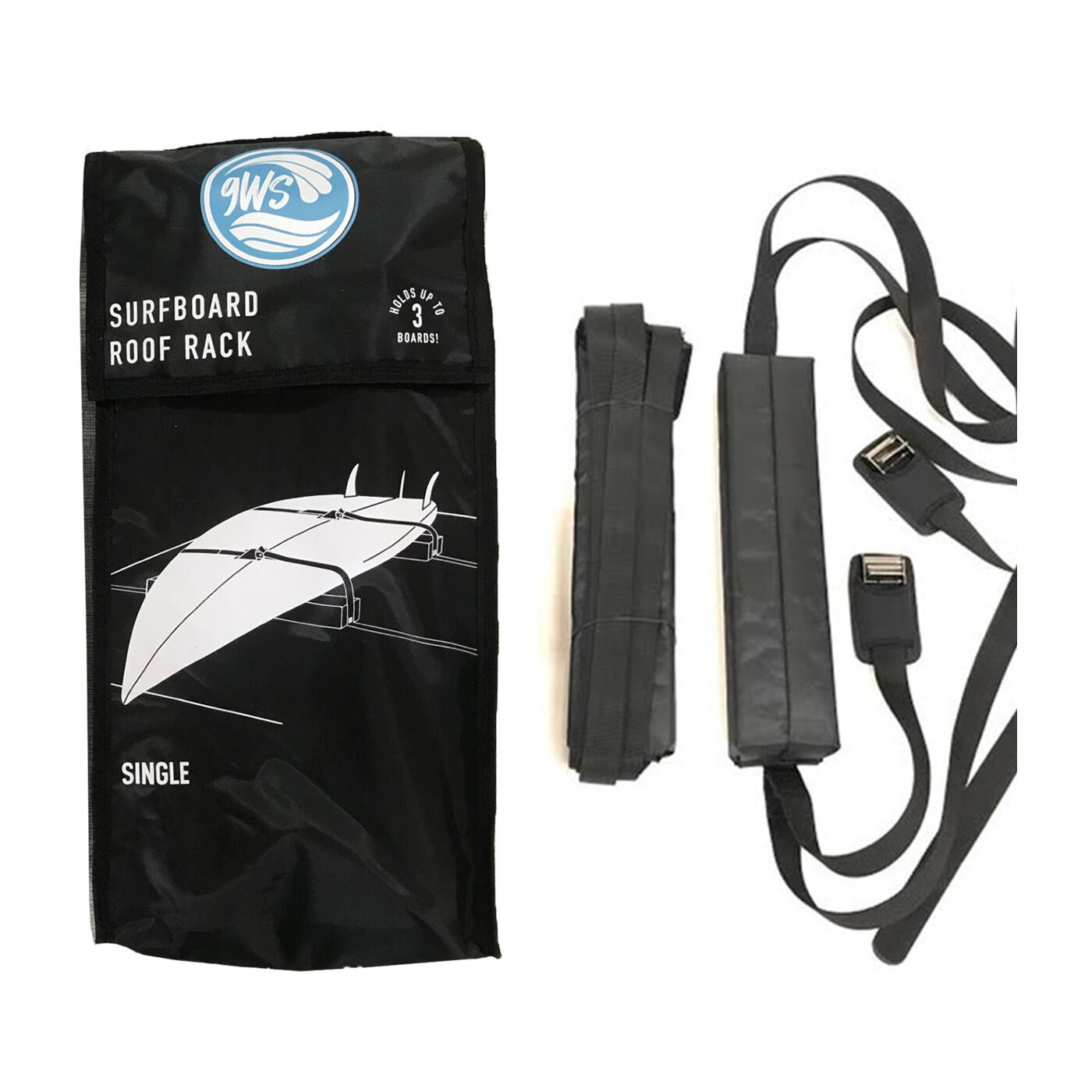 2 zdejmowane miękkie belki dachowe do deski surfingowej