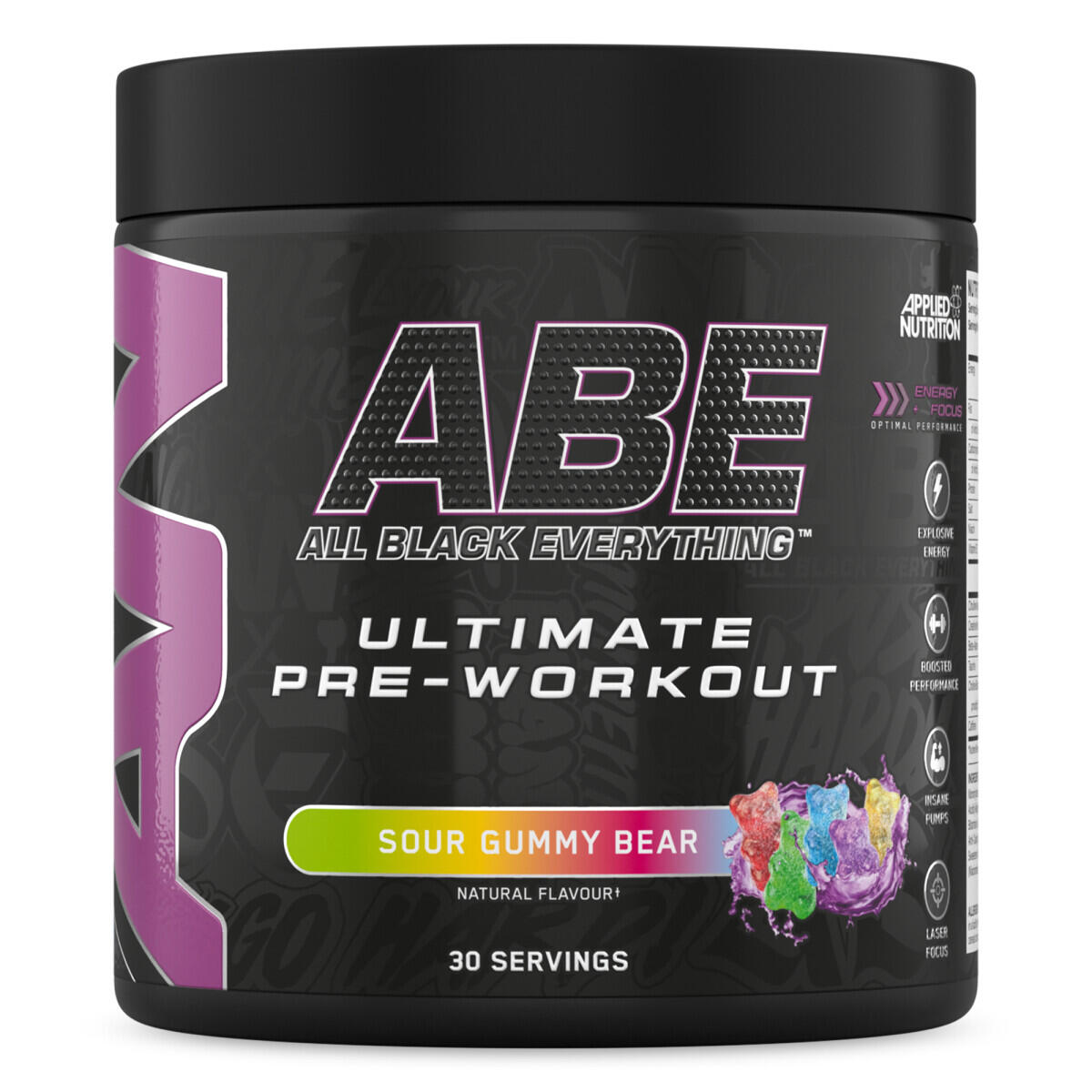 Applied Nutrition ABE Pre-Workout (30 Serv) Sour Gummy Bear - Przedtreningówka