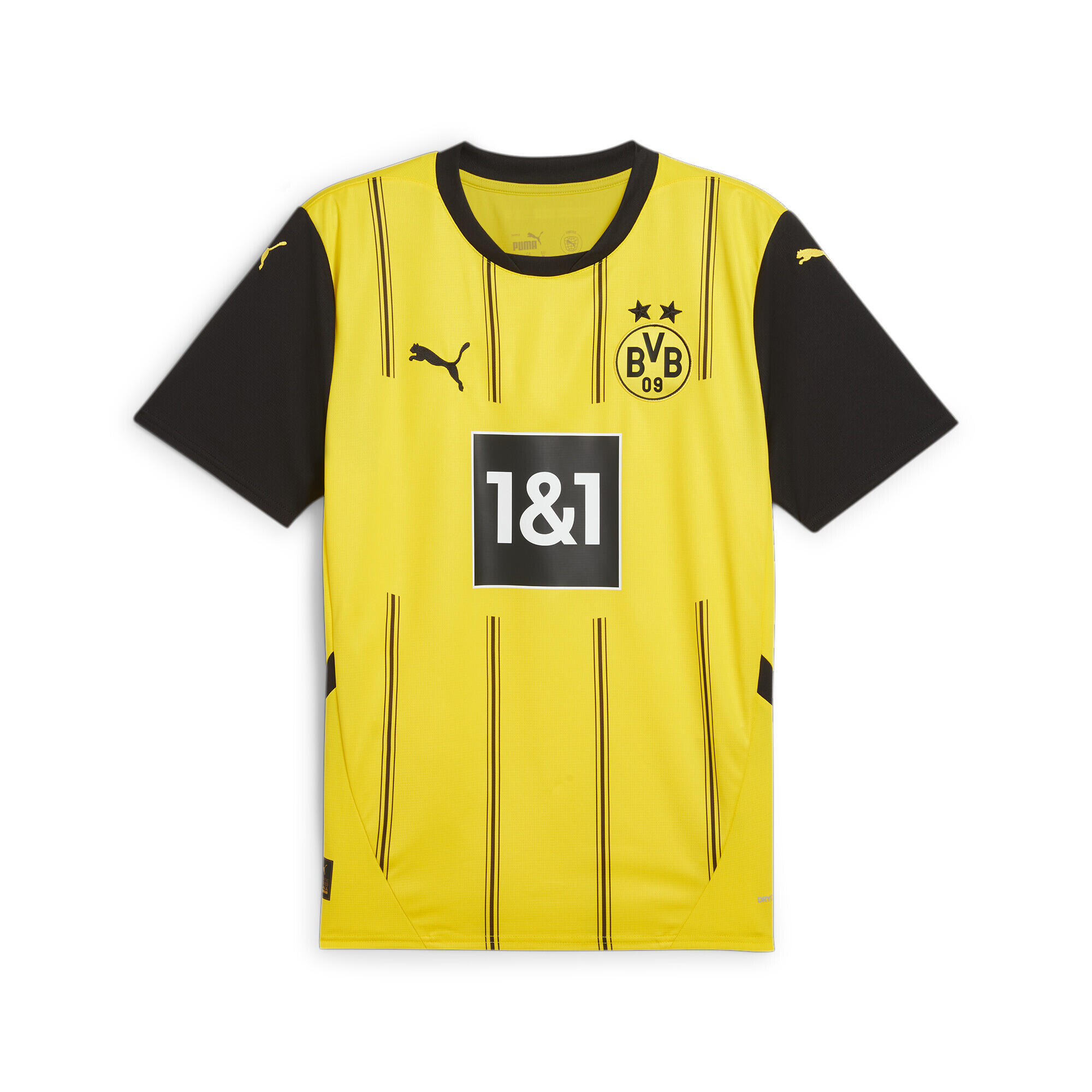 Męska koszulka domowa Borussia Dortmund 24/25 PUMA Faster Yellow Black
