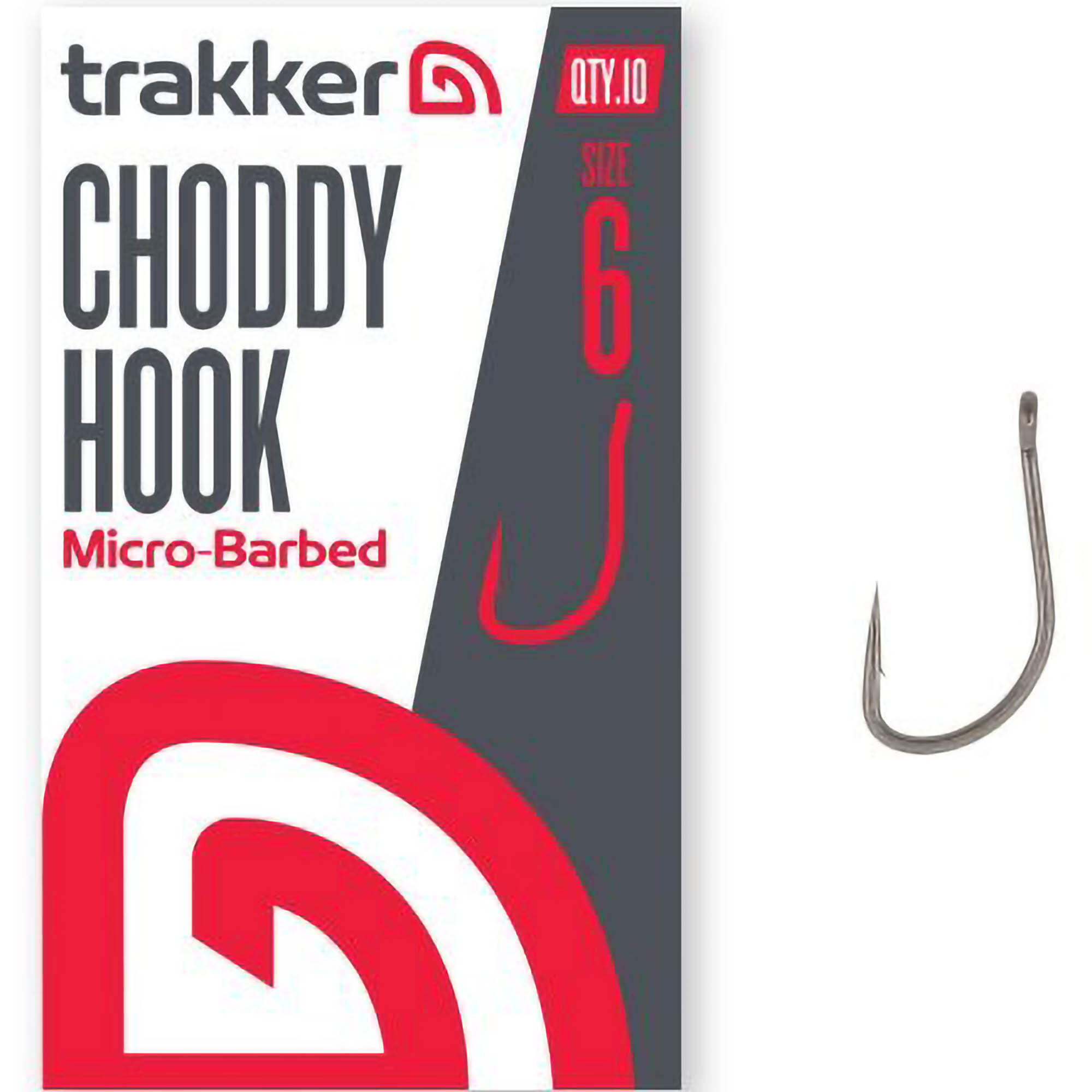 Haczyki Karpiowe Z Zadziorem Trakker Choddy Hooks Micro Barbed R. 6