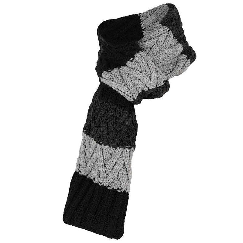 Szalik chłopięcy - Dzianinowy Szalik zimowy - od 2 do 8 lat