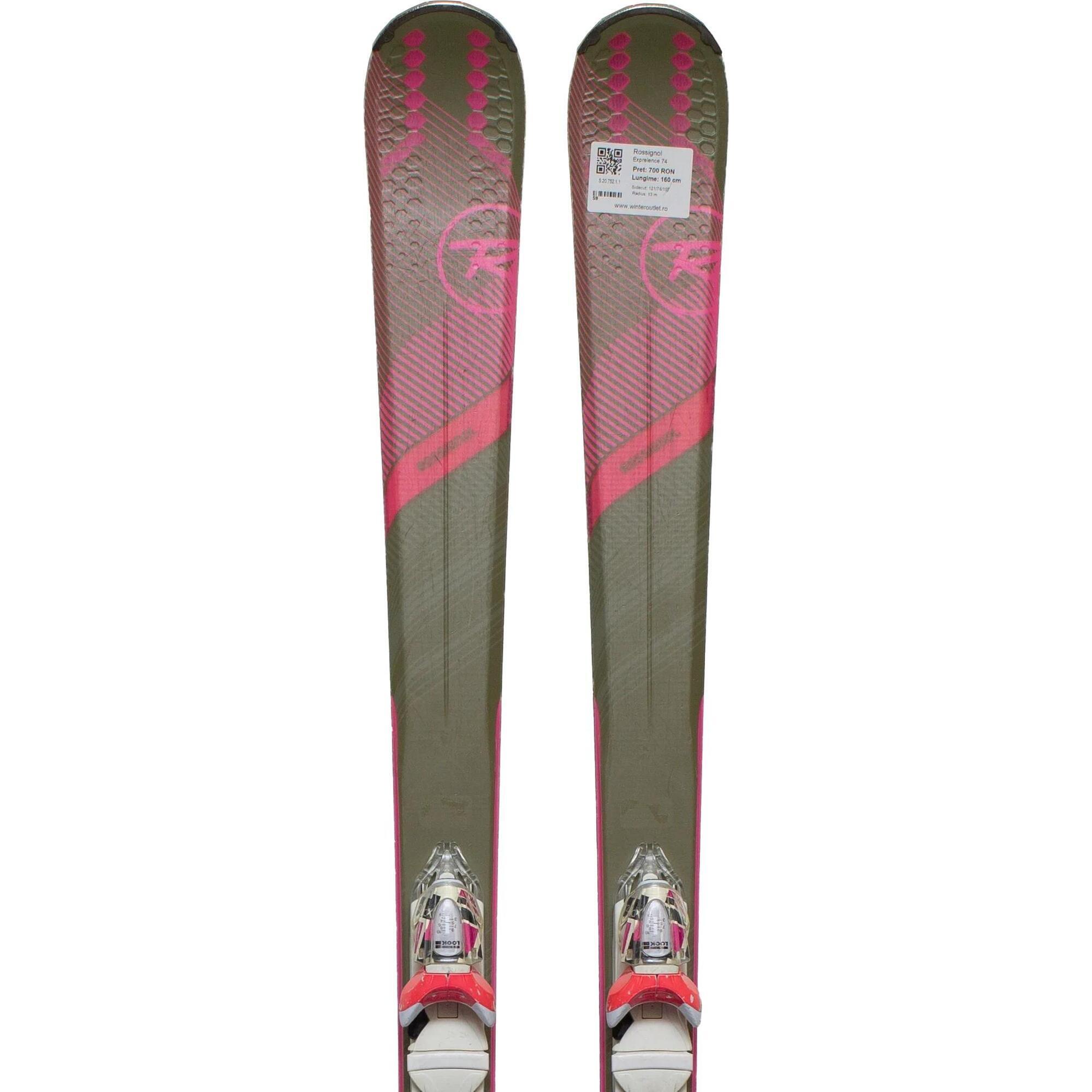 Second Life- Narty ROSSIGNOL Experience 74, 160 cm- Stan bardzo dobry