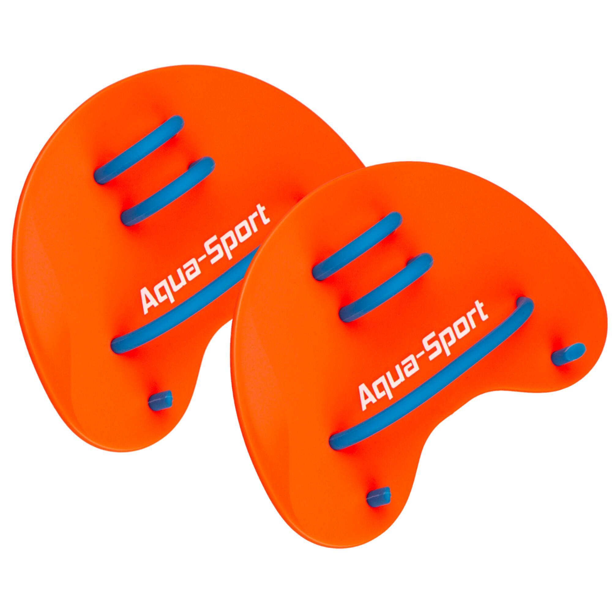 Wiosełka treningowe do pływania na palce z gumką Aqua-Sport Finger Paddle