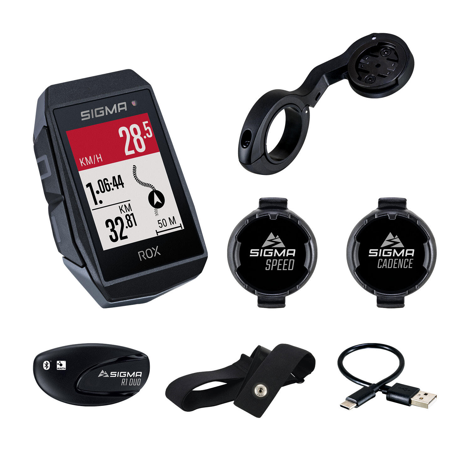Licznik Rowerowy Gps Rox 11.1 Evo Gps Hr + Cad
