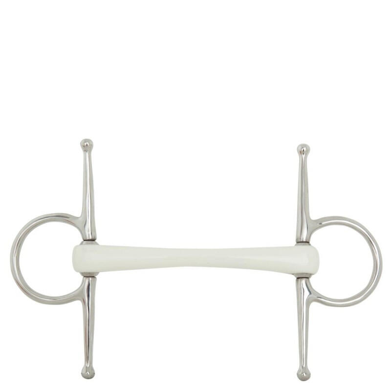 Połączony prosty bit igłowy dla koni BR Equitation