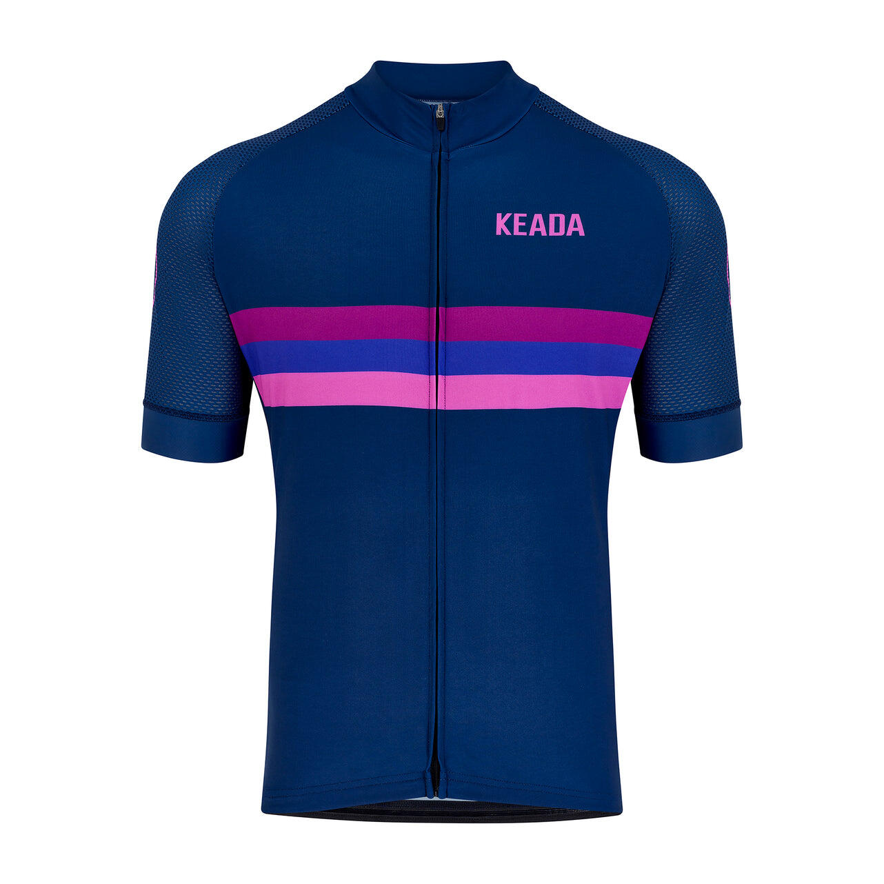 Męska koszulka rowerowa z krótkim rękawem - Sunset