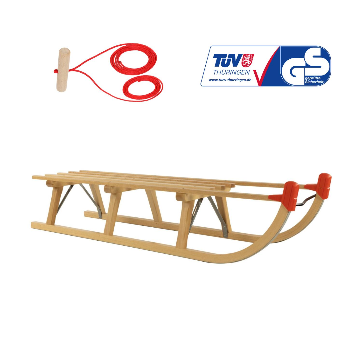 Sanki drewniane AD324/D110/AD299 Zestaw ze sznurkiem DUO HOLL