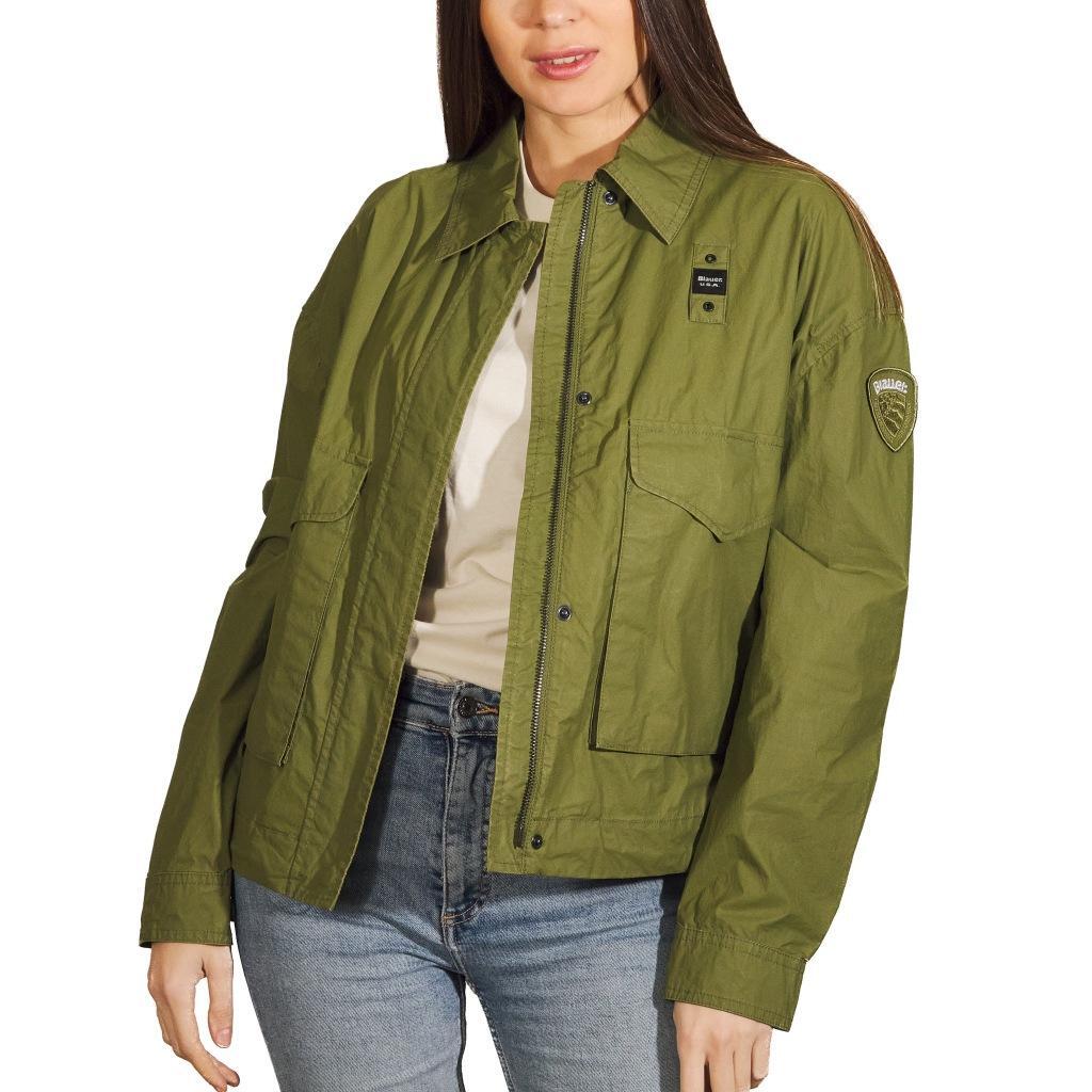 Kurtka BLAUER GIUBBINI CORTI SFODERA Zielony