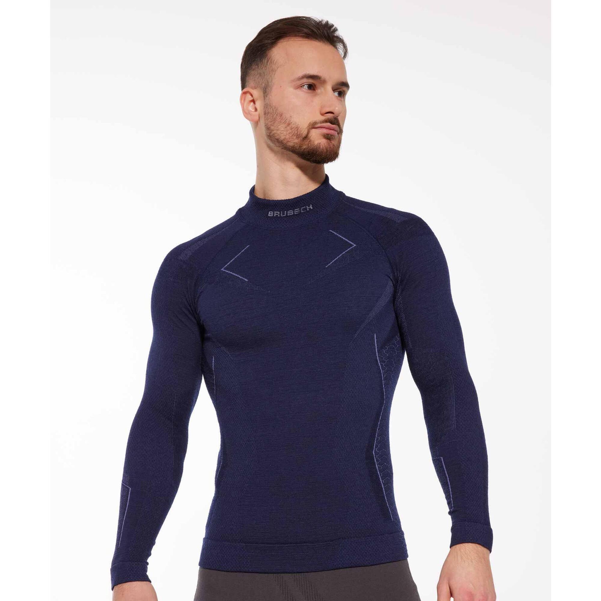 Bluza męska wełniana Brubeck EXTREME MERINO