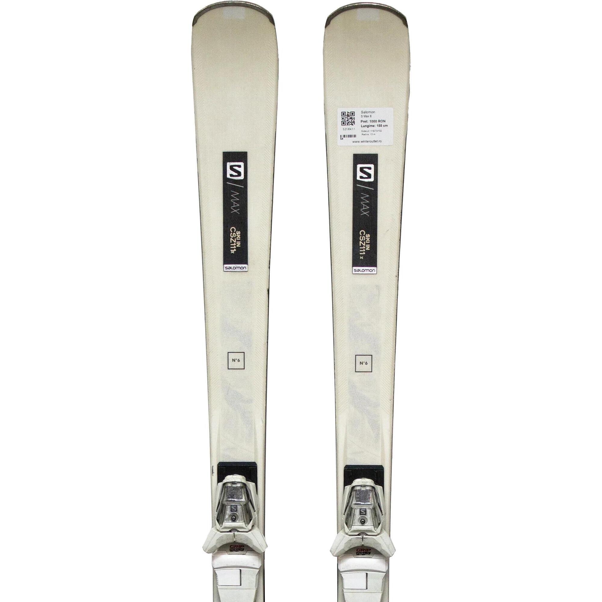 Second Life- Narty SALOMON S Max 6, 155 cm- Stan bardzo dobry