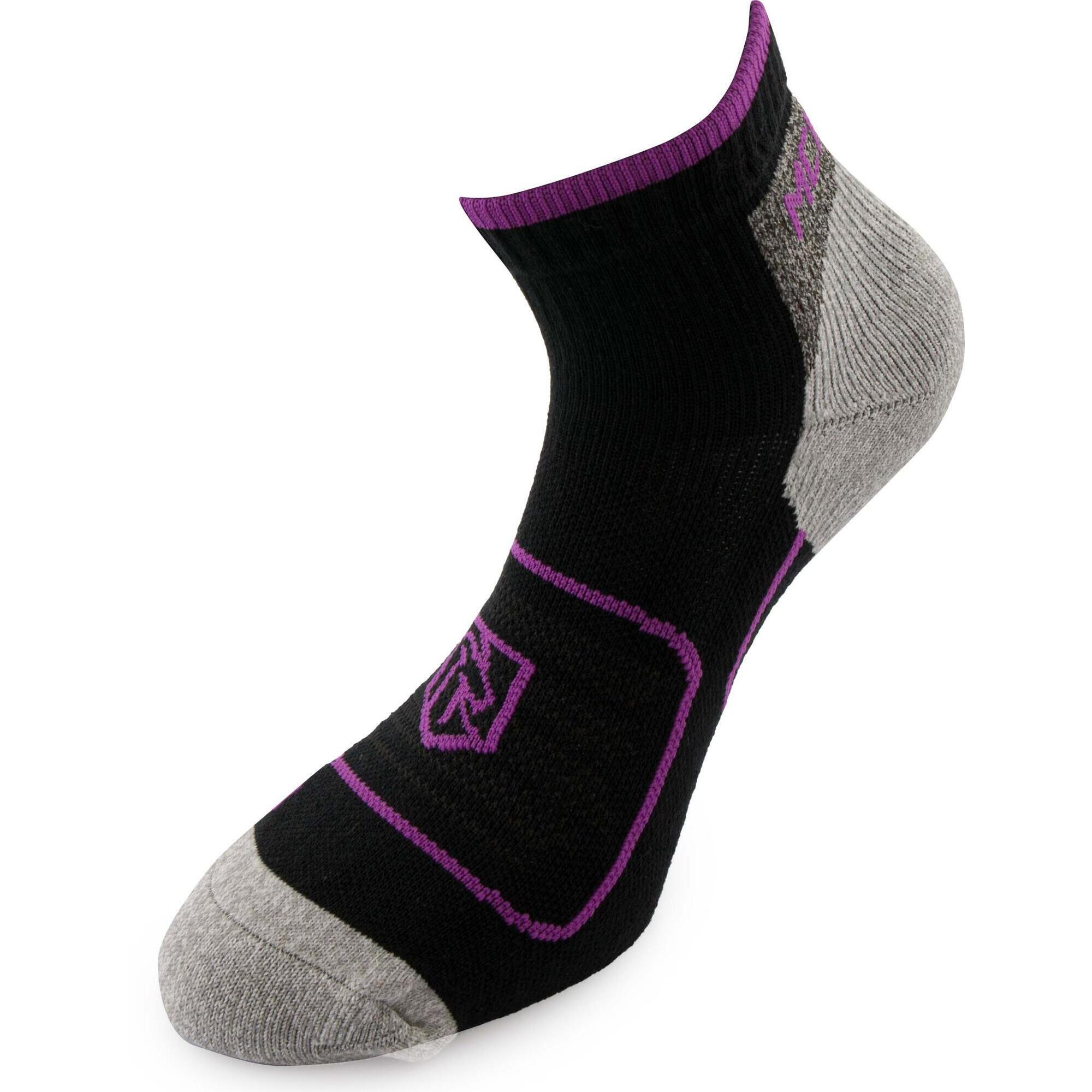 Skarpetki Unisex McKees Czarno-Fioletowe 36-38 z Bawełny