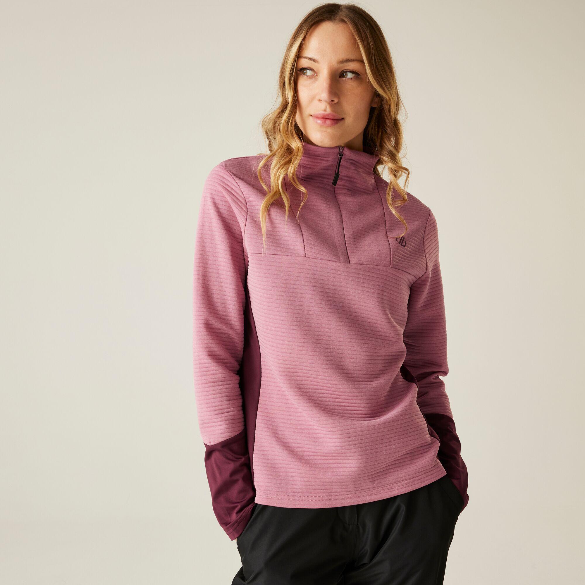 Damska elastyczna warstwa środkowa z zamkiem błyskawicznym