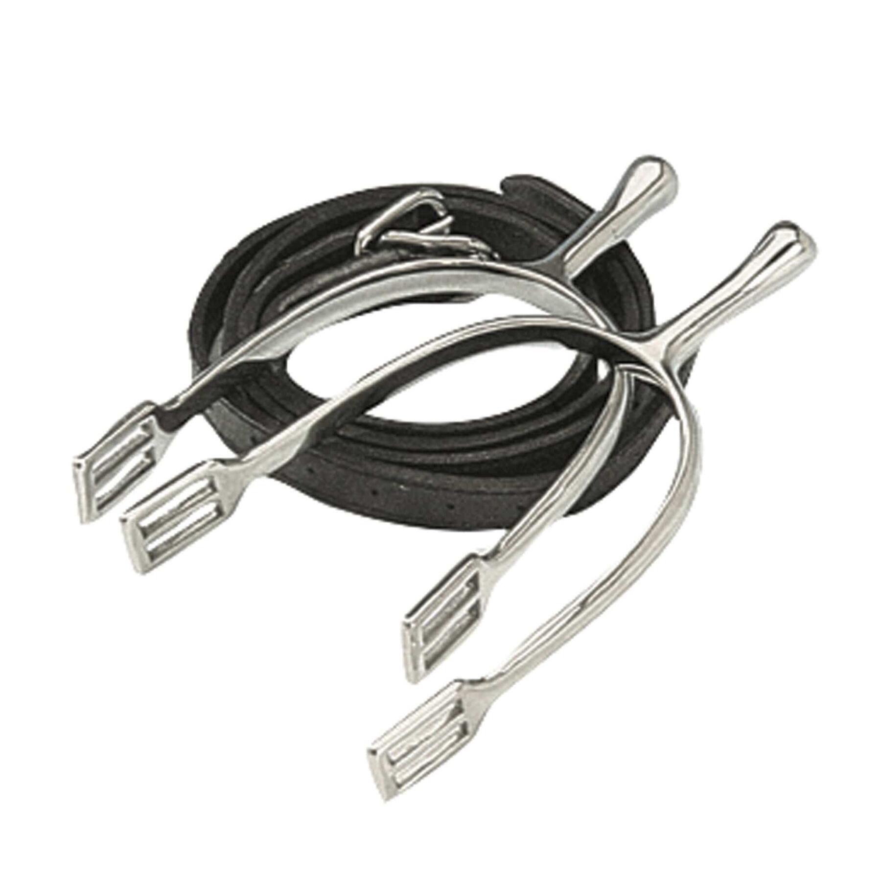 Długie ostrogi ujeżdżeniowe z Popręgkami dla koni Weatherbeeta Korsteel