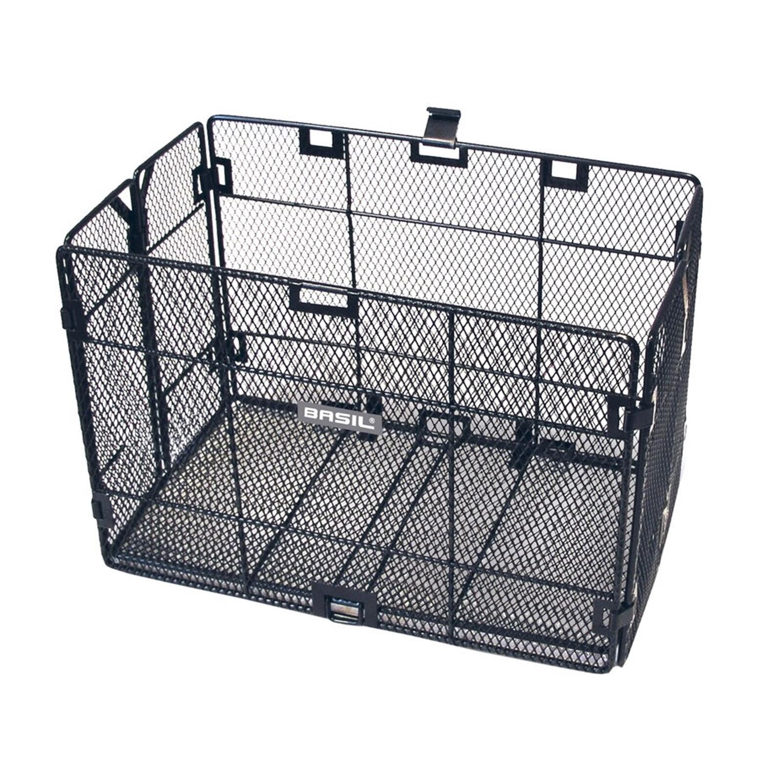 Kosz Rowerowy Catania 33 X 23 X 20 Cm - Czarny