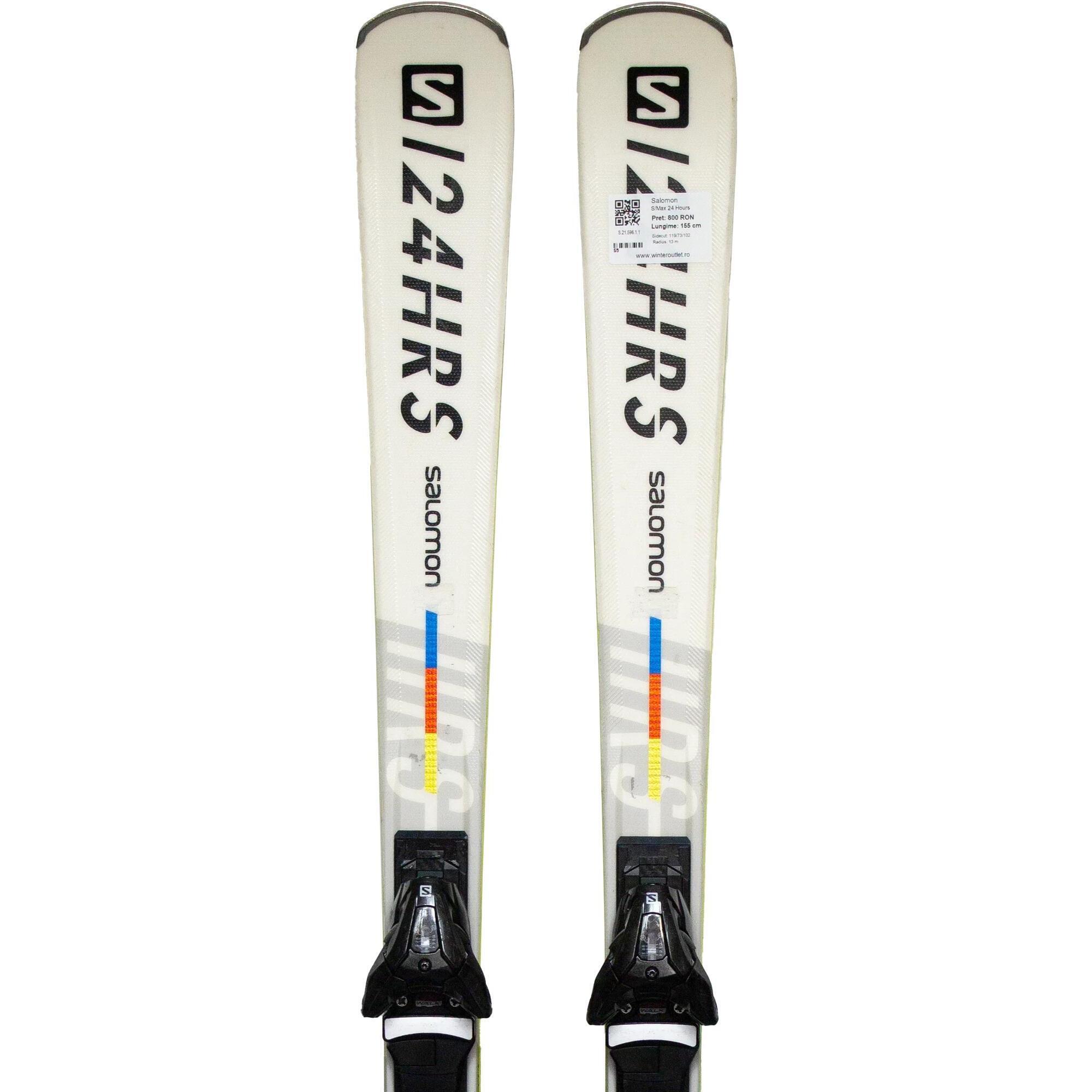 Second Life- Narty SALOMON S/Max 24 Hours, 155 cm- Stan bardzo dobry