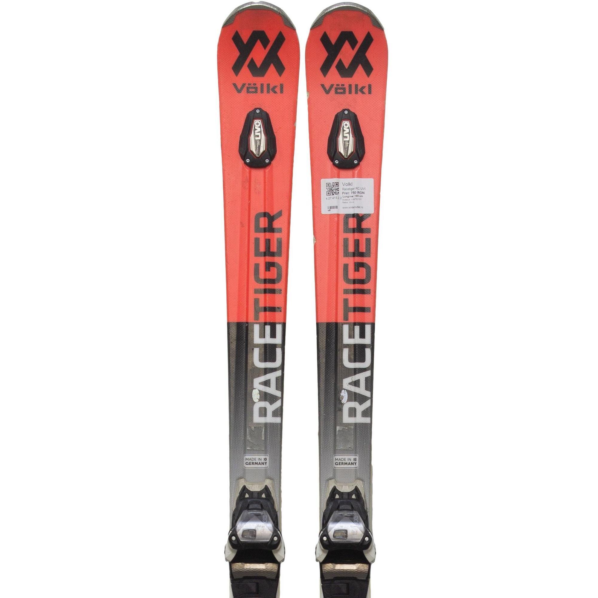 Second Life- Narty VOLKL Racetiger RC UVO, 170 cm- Stan zadowalający