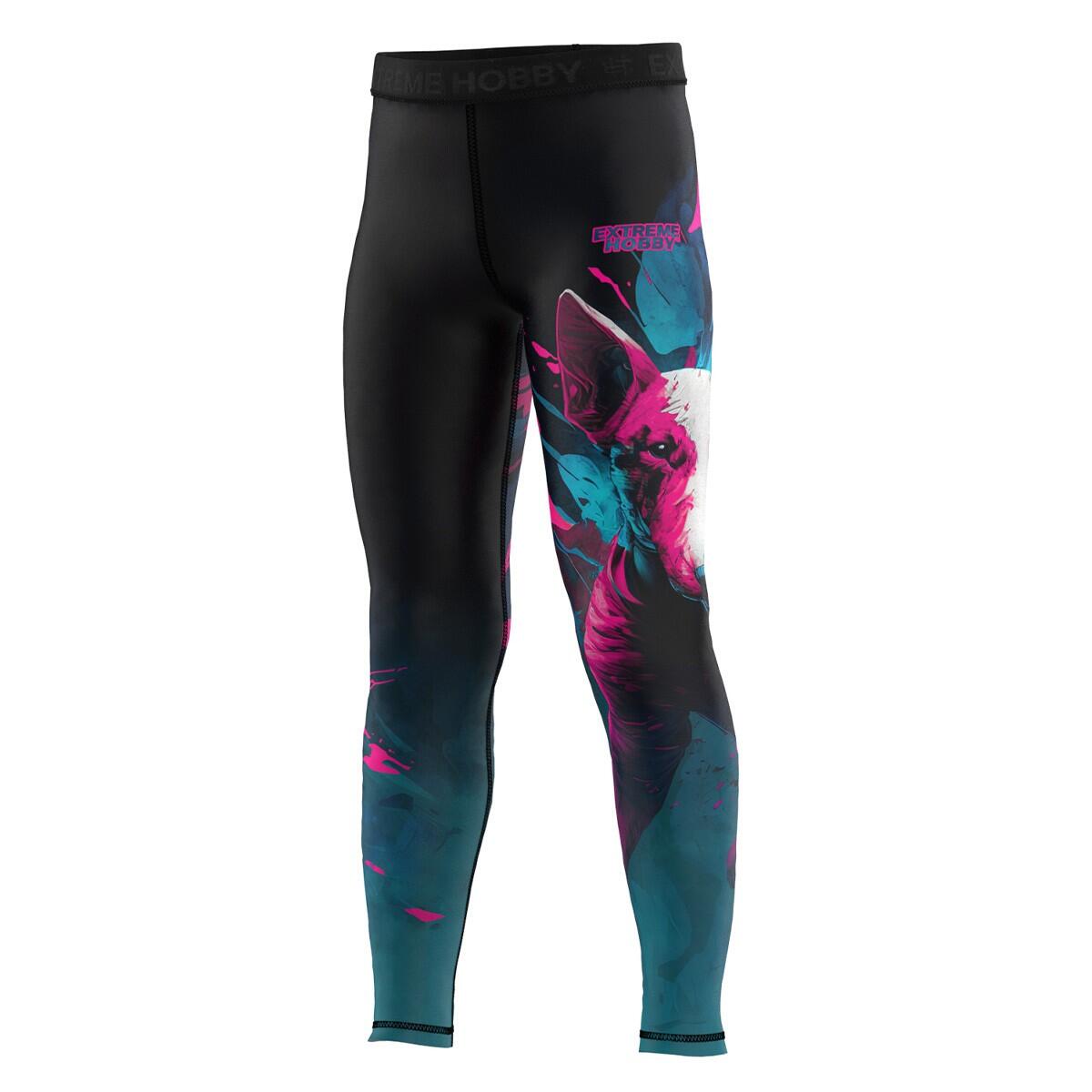 Legginsy sportowe dziecięce EXTREME HOBBY VIVID BULTERIER