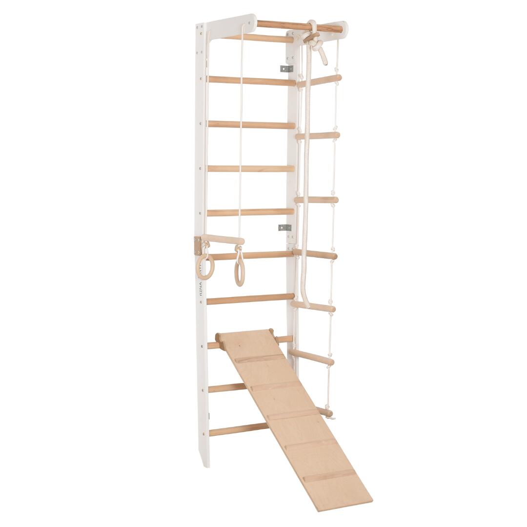 Drabinka gimnastyczna dla dzieci i dorosłych (SPR B+slide white)