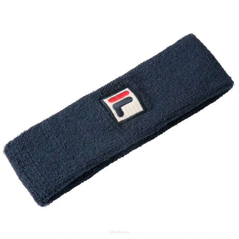 Frotka tenisowa na głowę Fila Headband Flexby granatowa