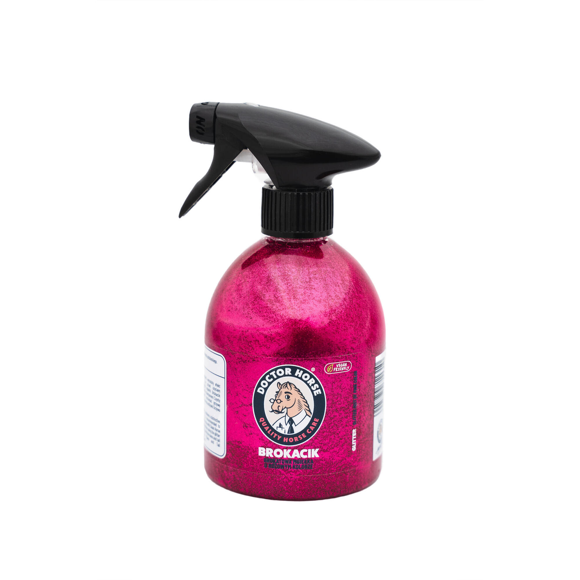 Brokatowa mgiełka o kolorze różowym - Brokacik