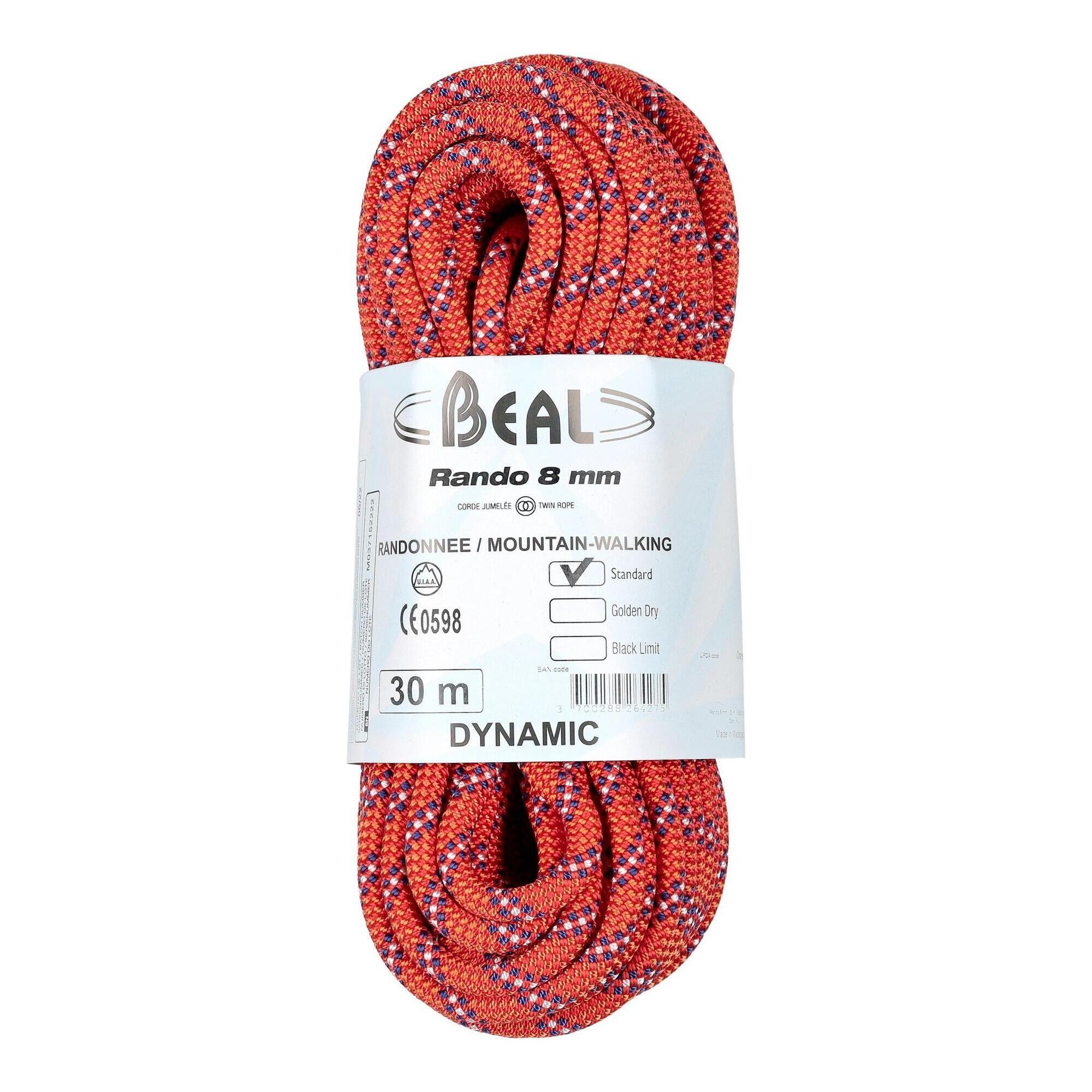 Lina turystyczna Beal Rando 8 mm 30 m