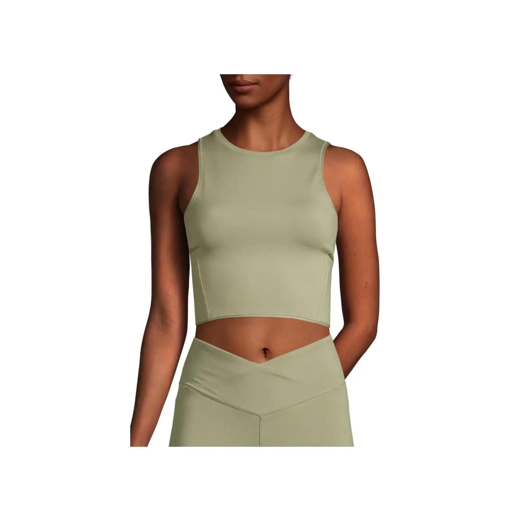 Crop Top Sportowy Krótki dla Kobiet Casall Overlap Oddychający