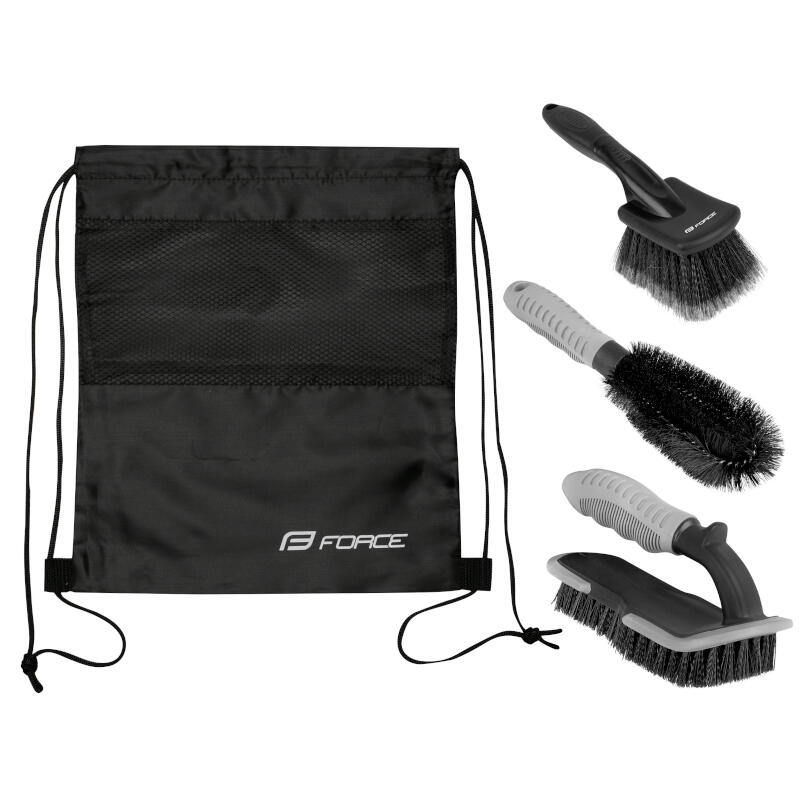 Zestaw szczotek do czyszczenia roweru Force Eco